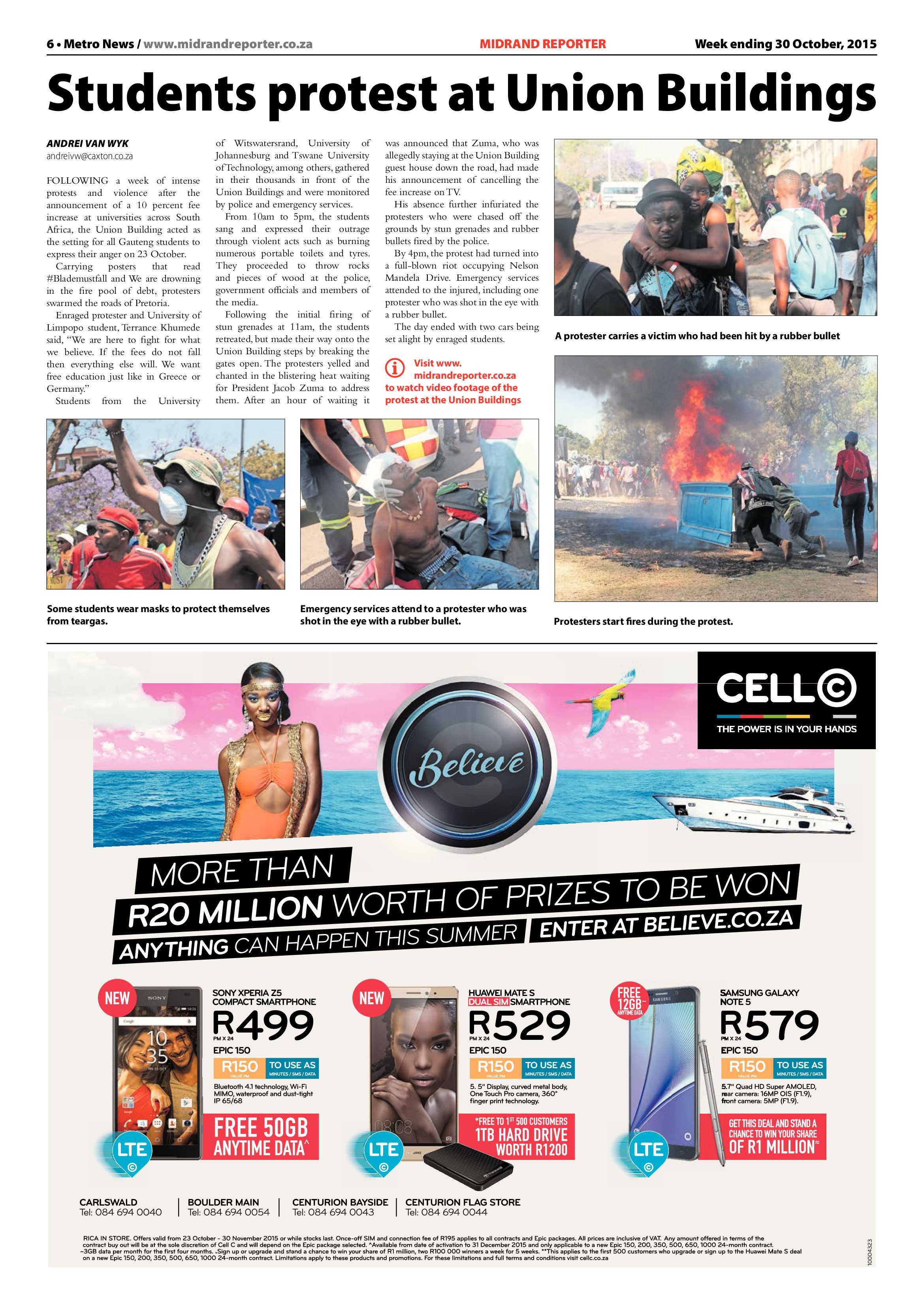 Midrand Reporter 30 October 2015 page 6
