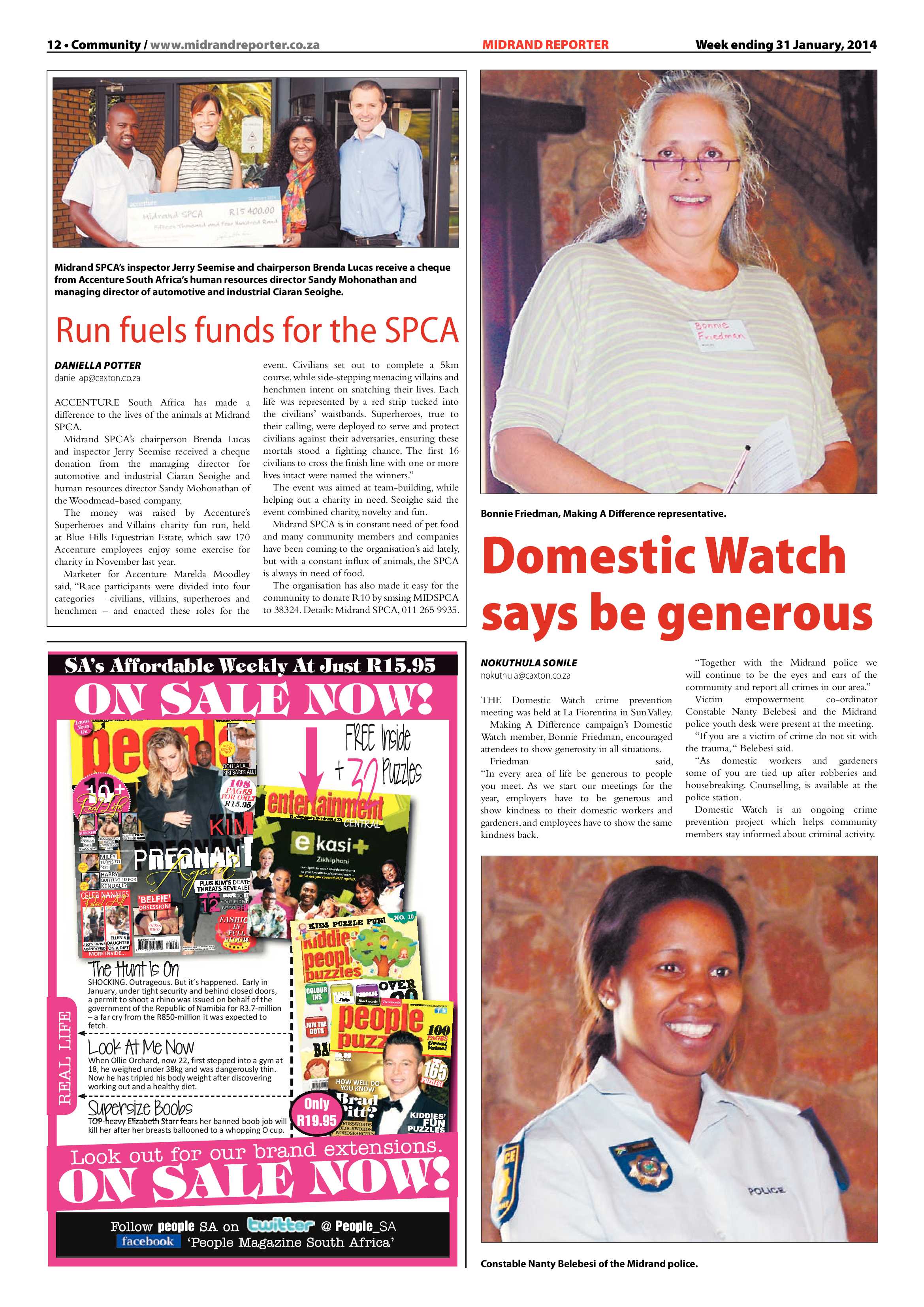 Midrand Reporter 31 January 2014 page 12