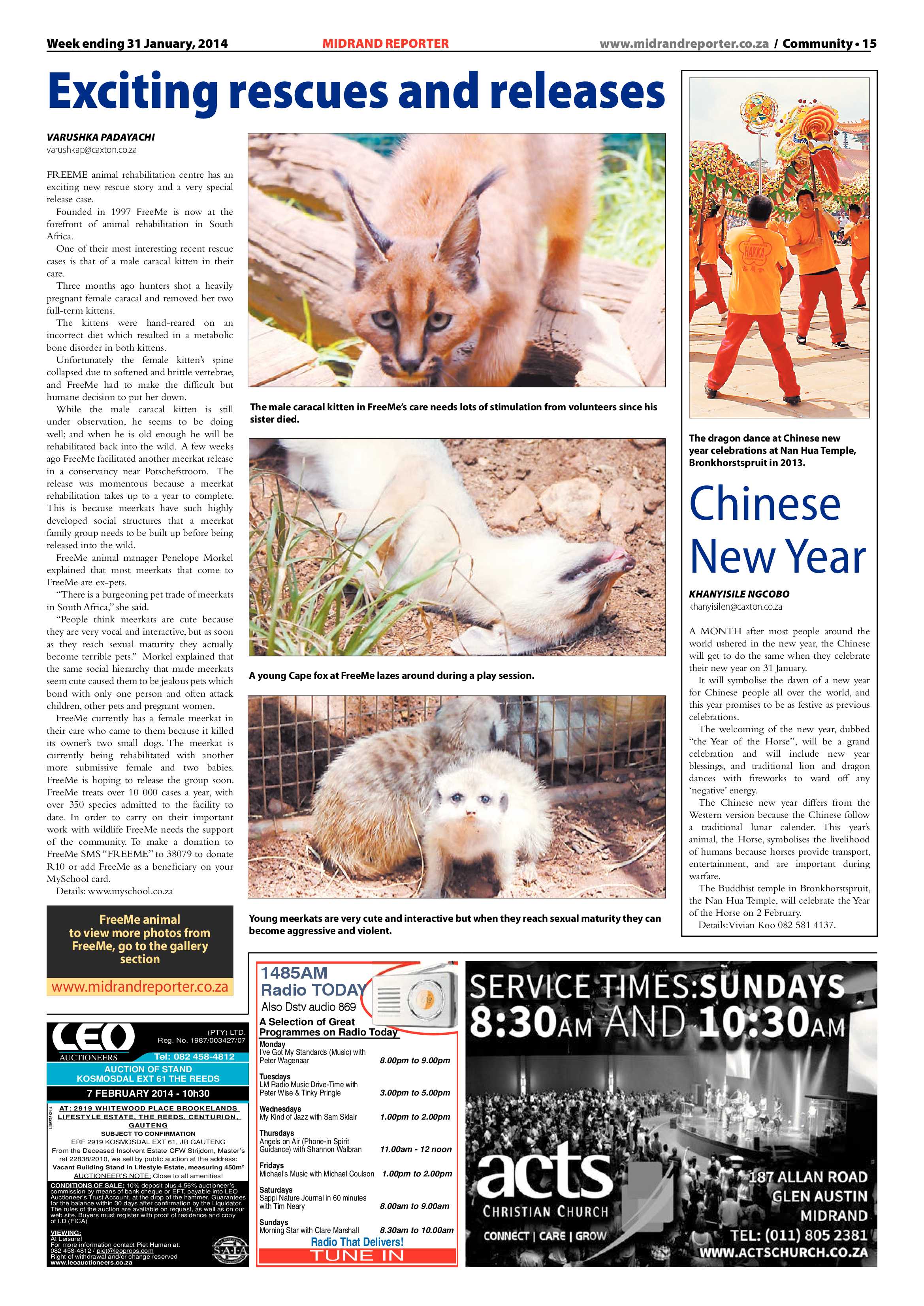 Midrand Reporter 31 January 2014 page 15