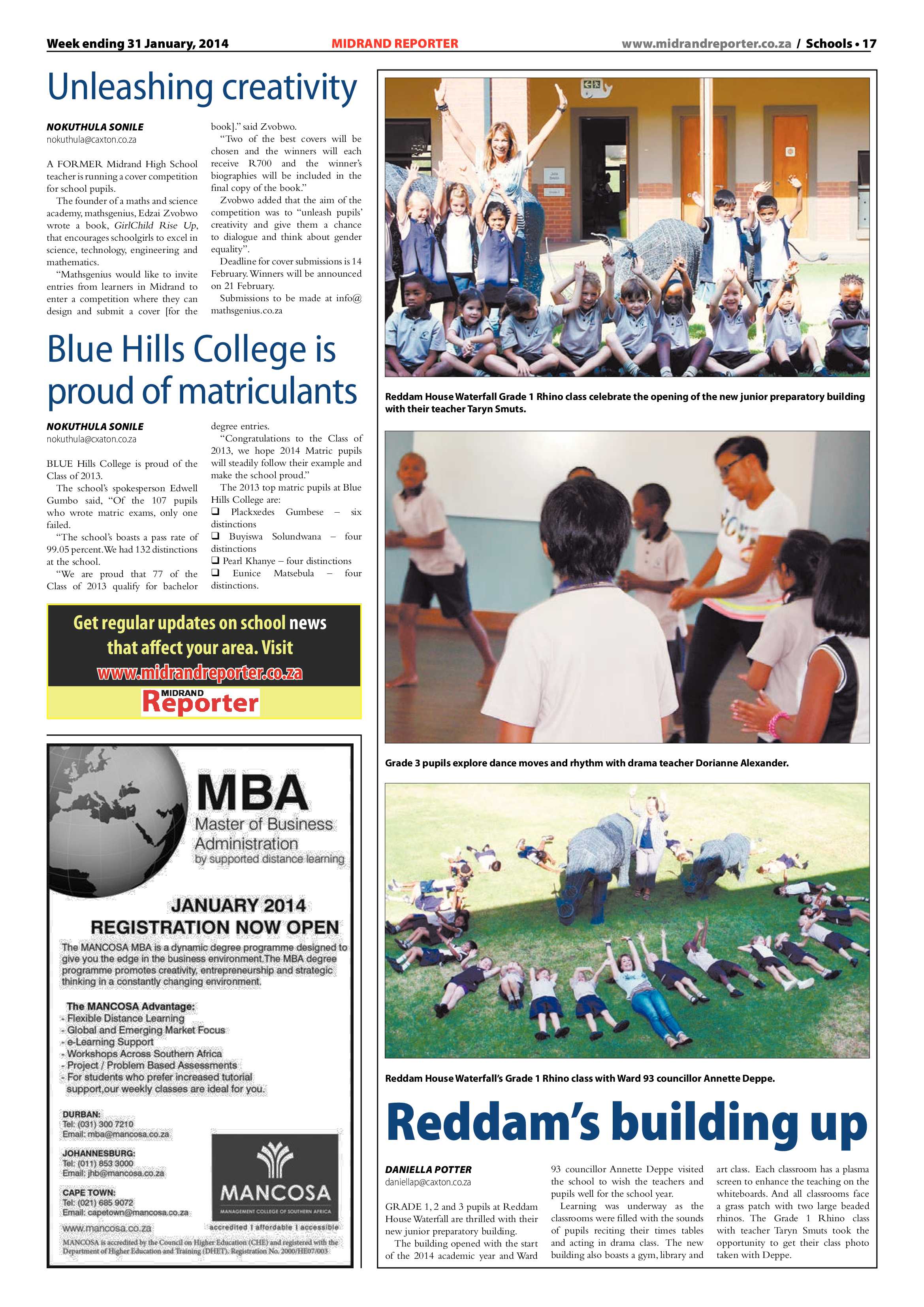 Midrand Reporter 31 January 2014 page 17