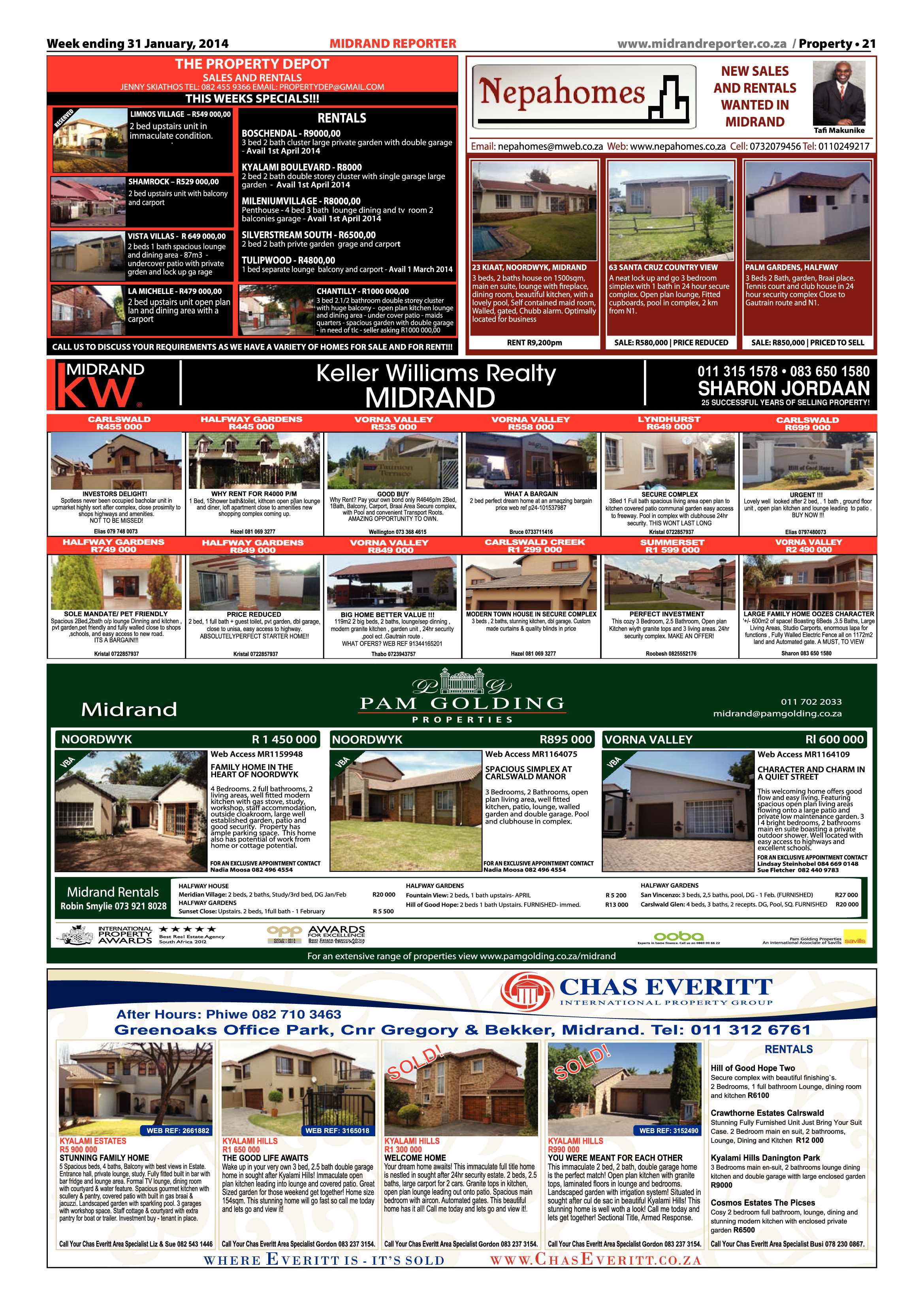 Midrand Reporter 31 January 2014 page 21