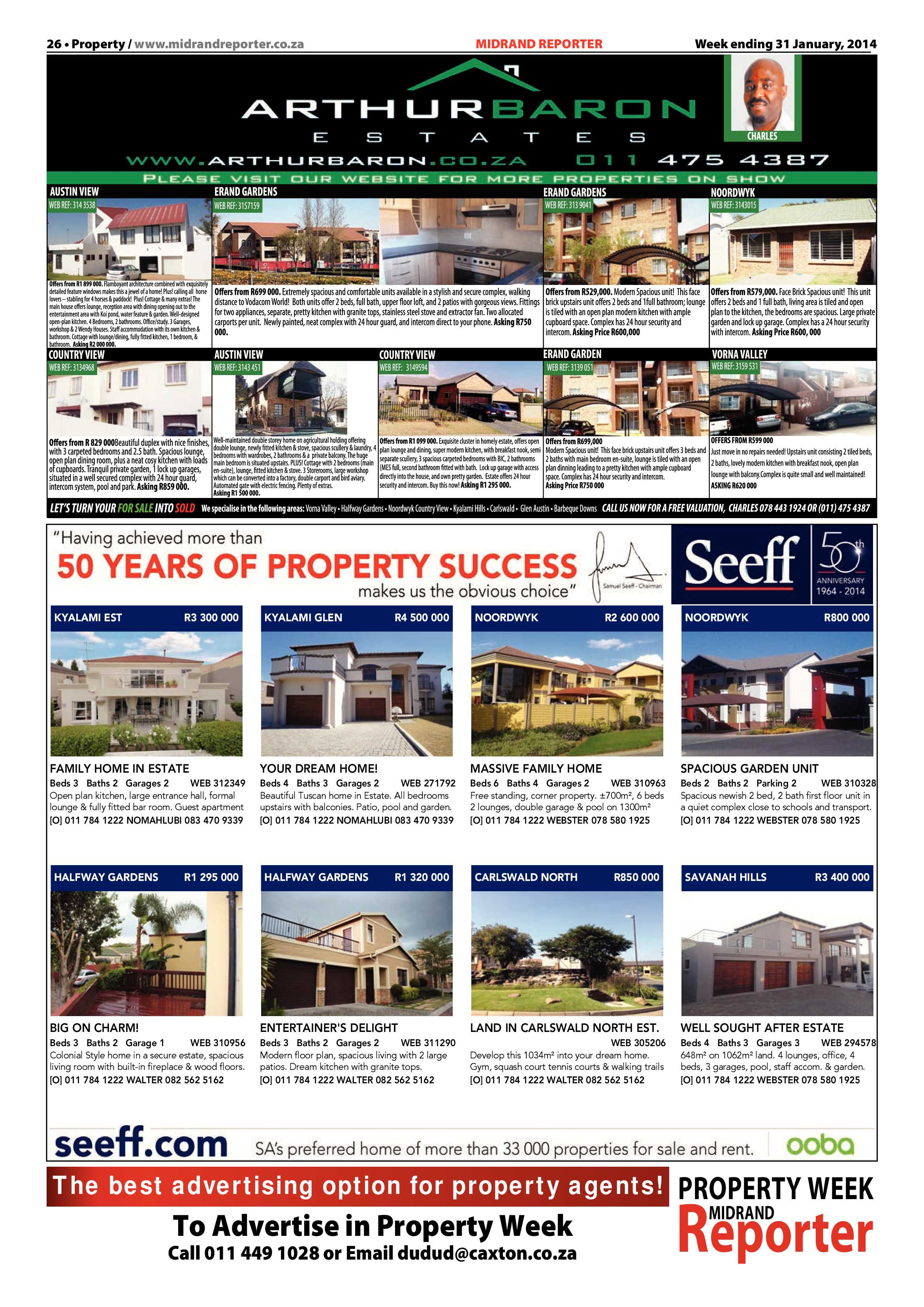 Midrand Reporter 31 January 2014 page 26