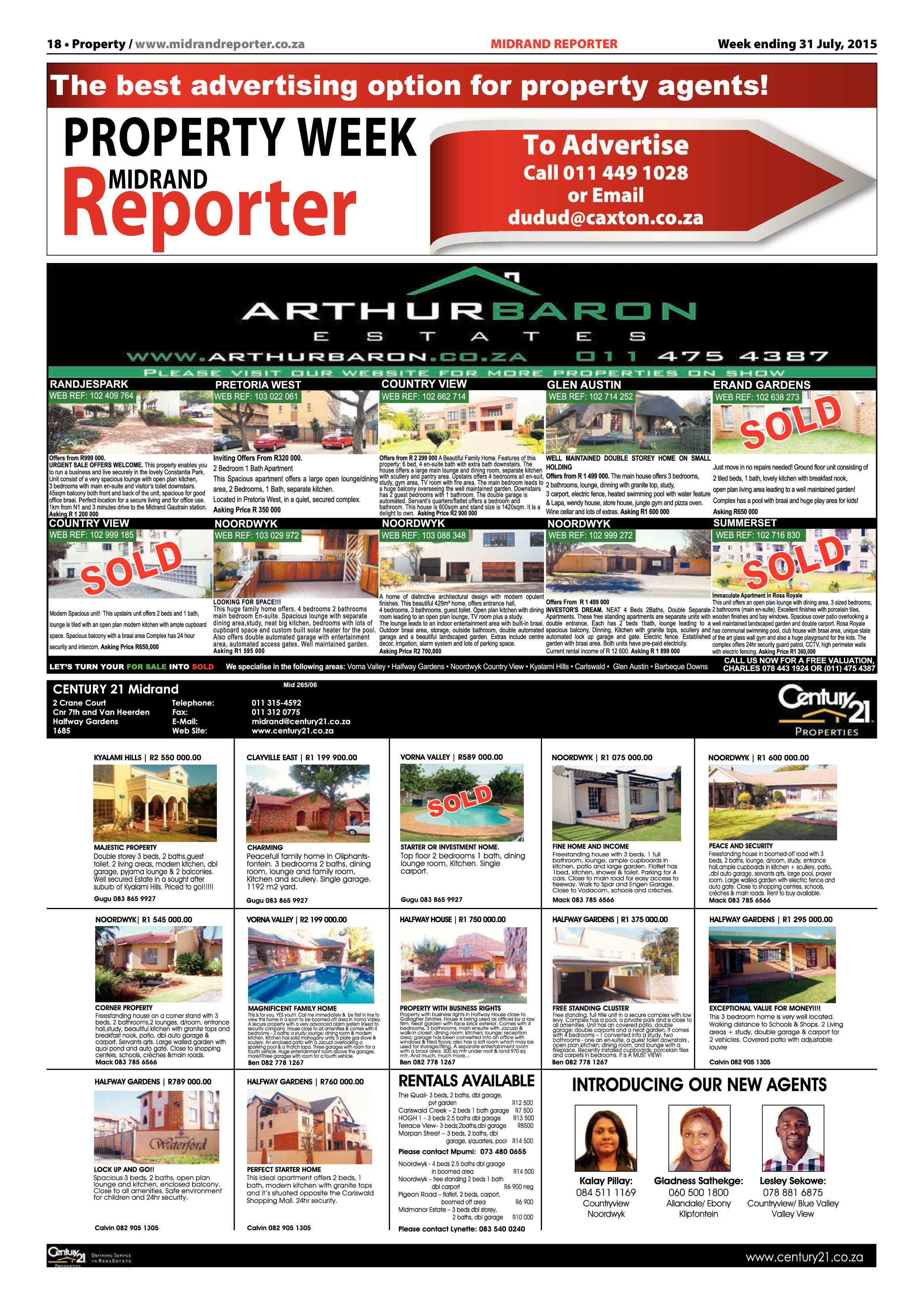 Midrand Reporter 31 July 2015 page 18