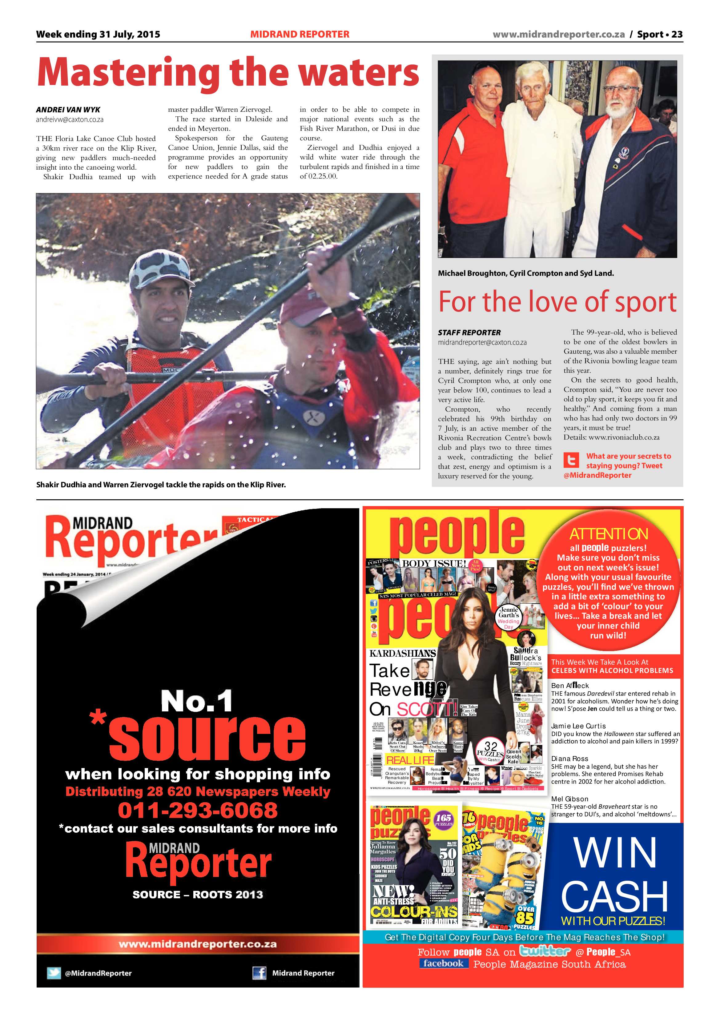 Midrand Reporter 31 July 2015 page 23