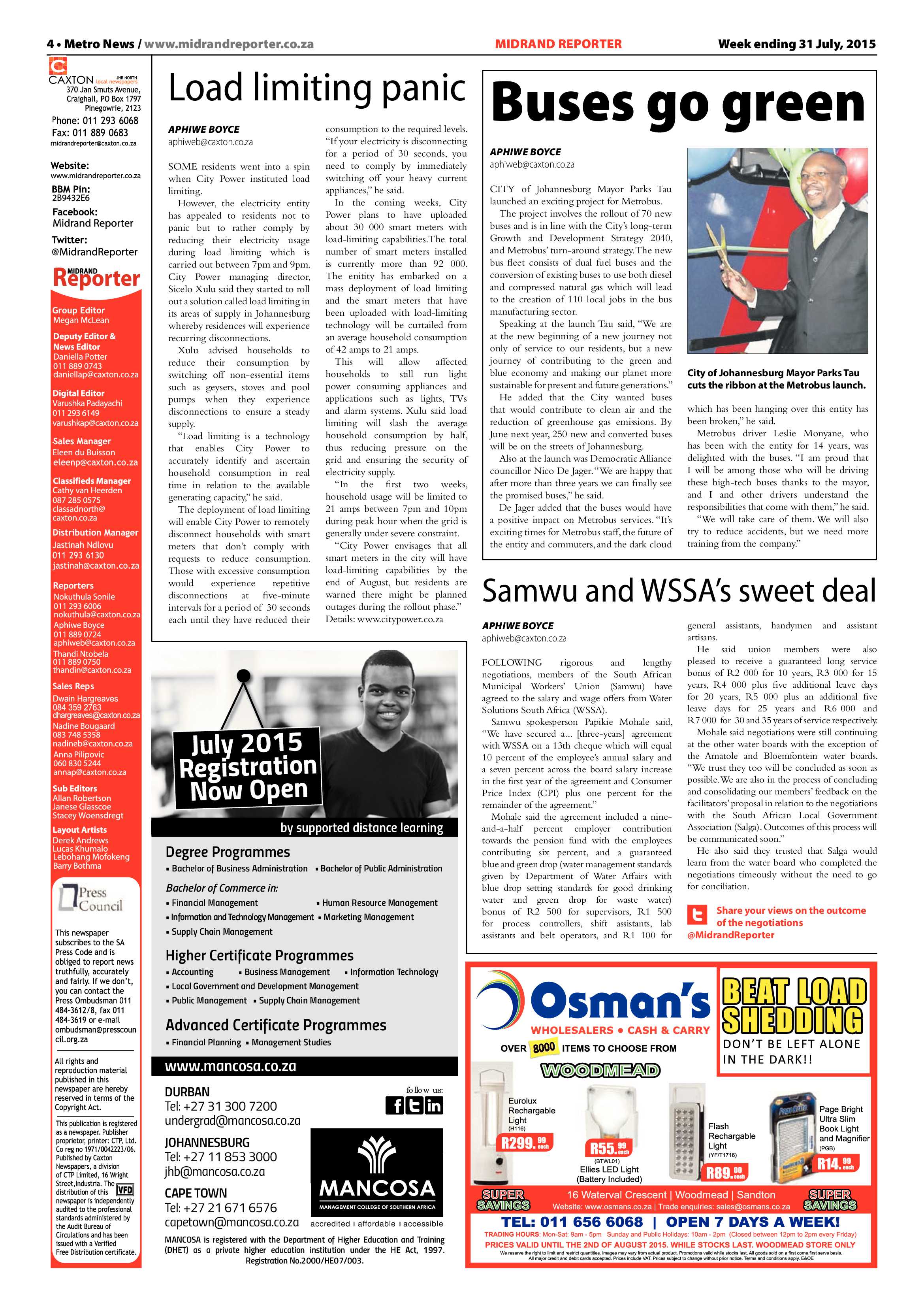Midrand Reporter 31 July 2015 page 4