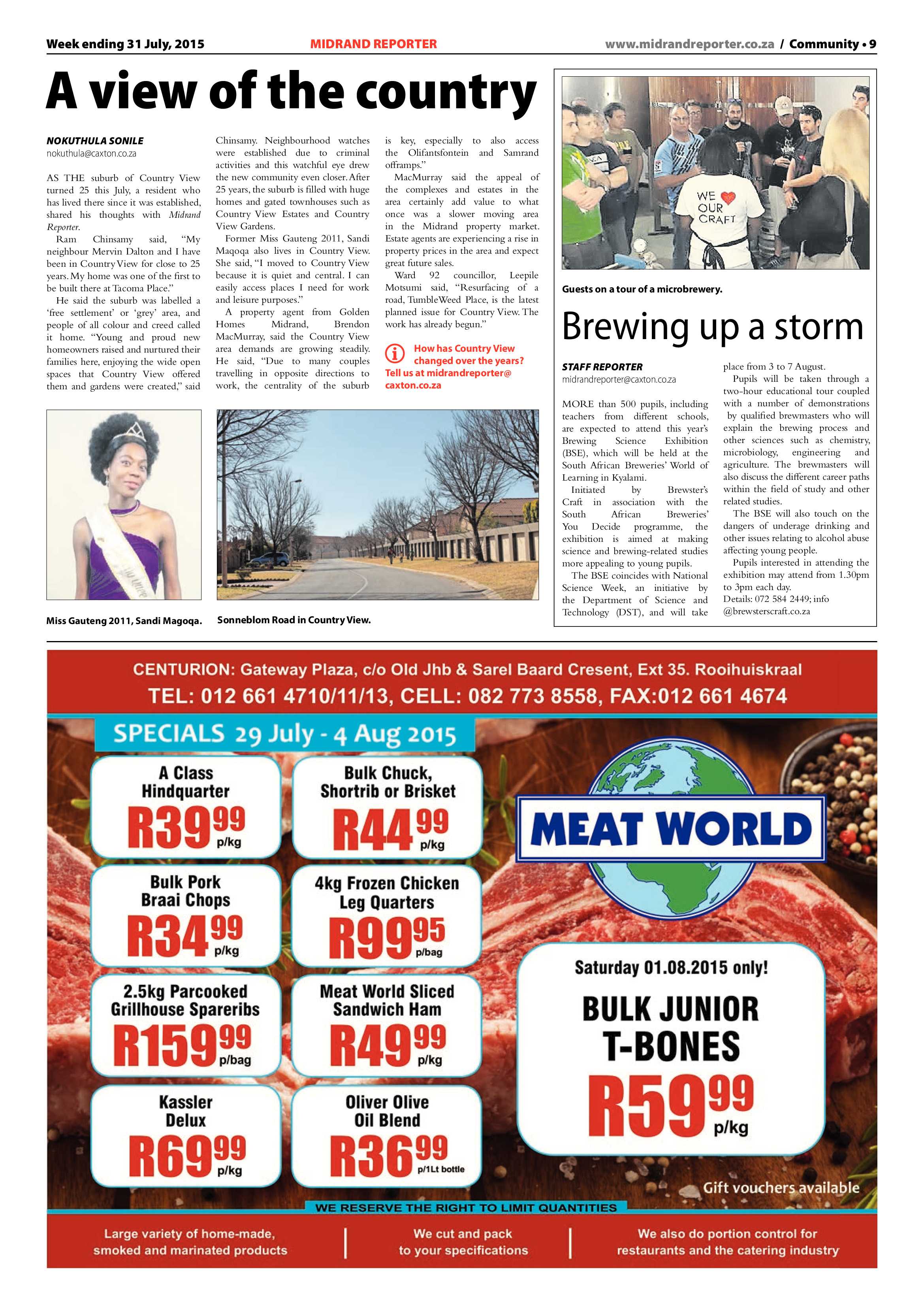Midrand Reporter 31 July 2015 page 9