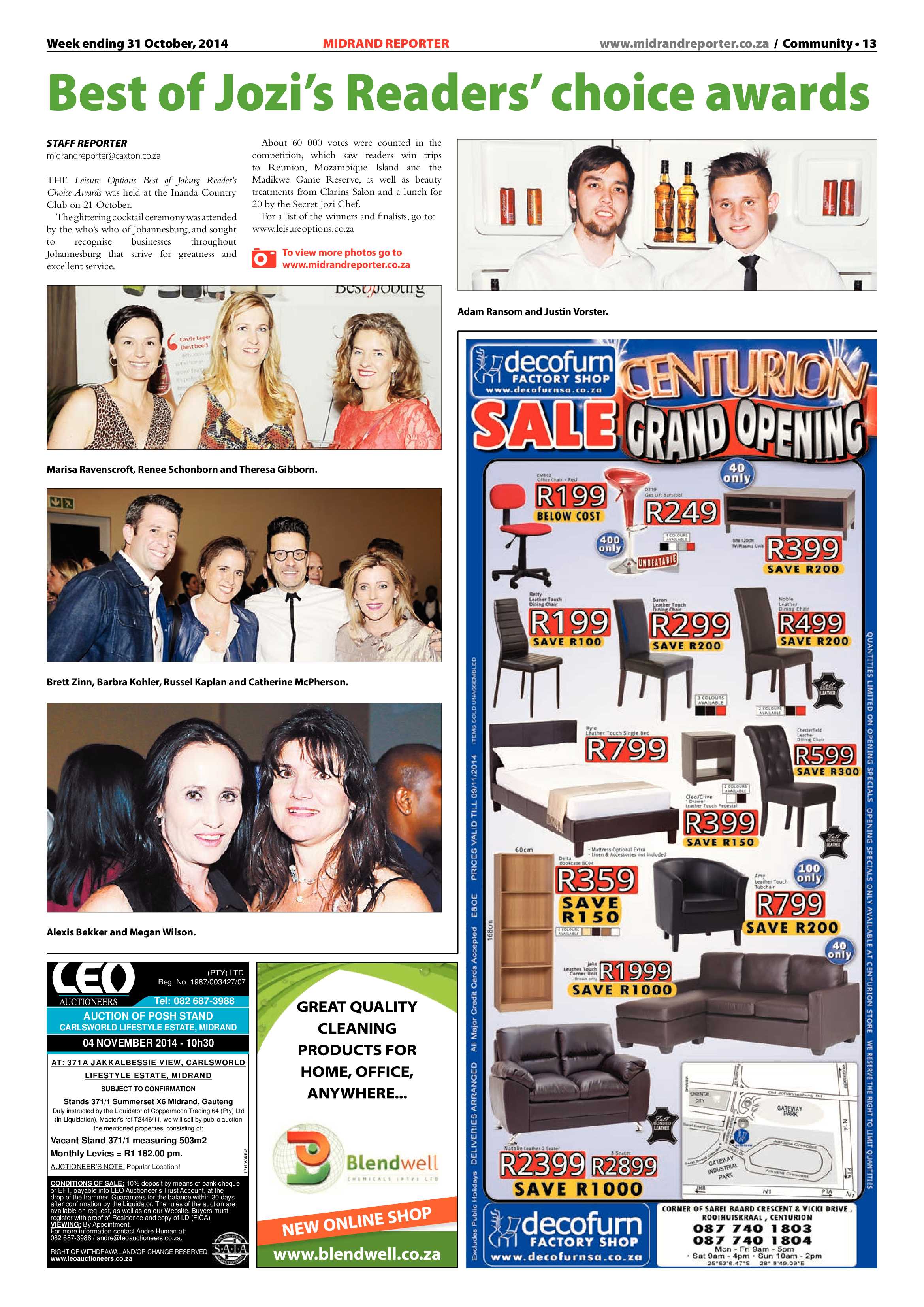 Midrand Reporter 31 October 2014 page 13