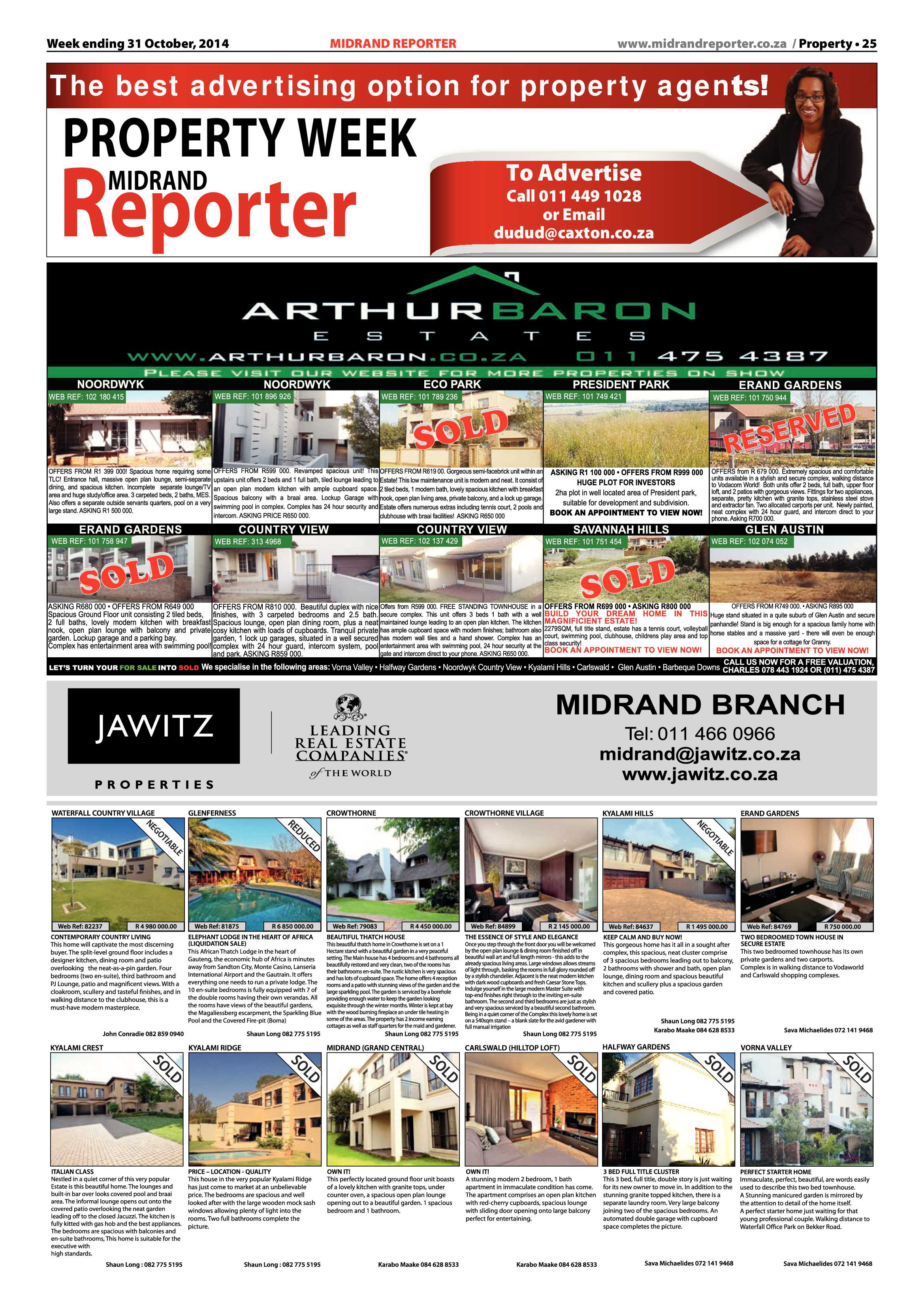 Midrand Reporter 31 October 2014 page 25