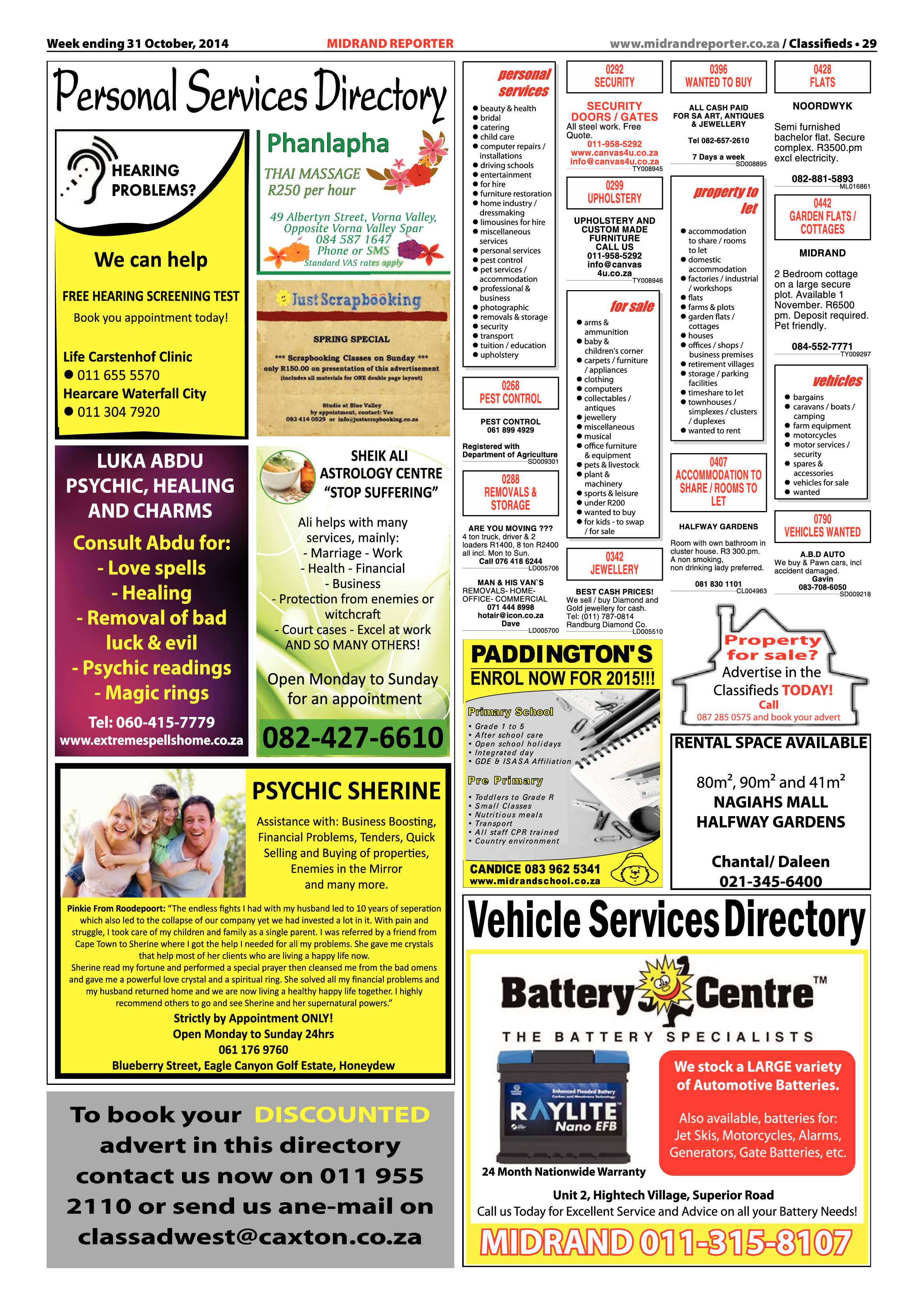 Midrand Reporter 31 October 2014 page 29