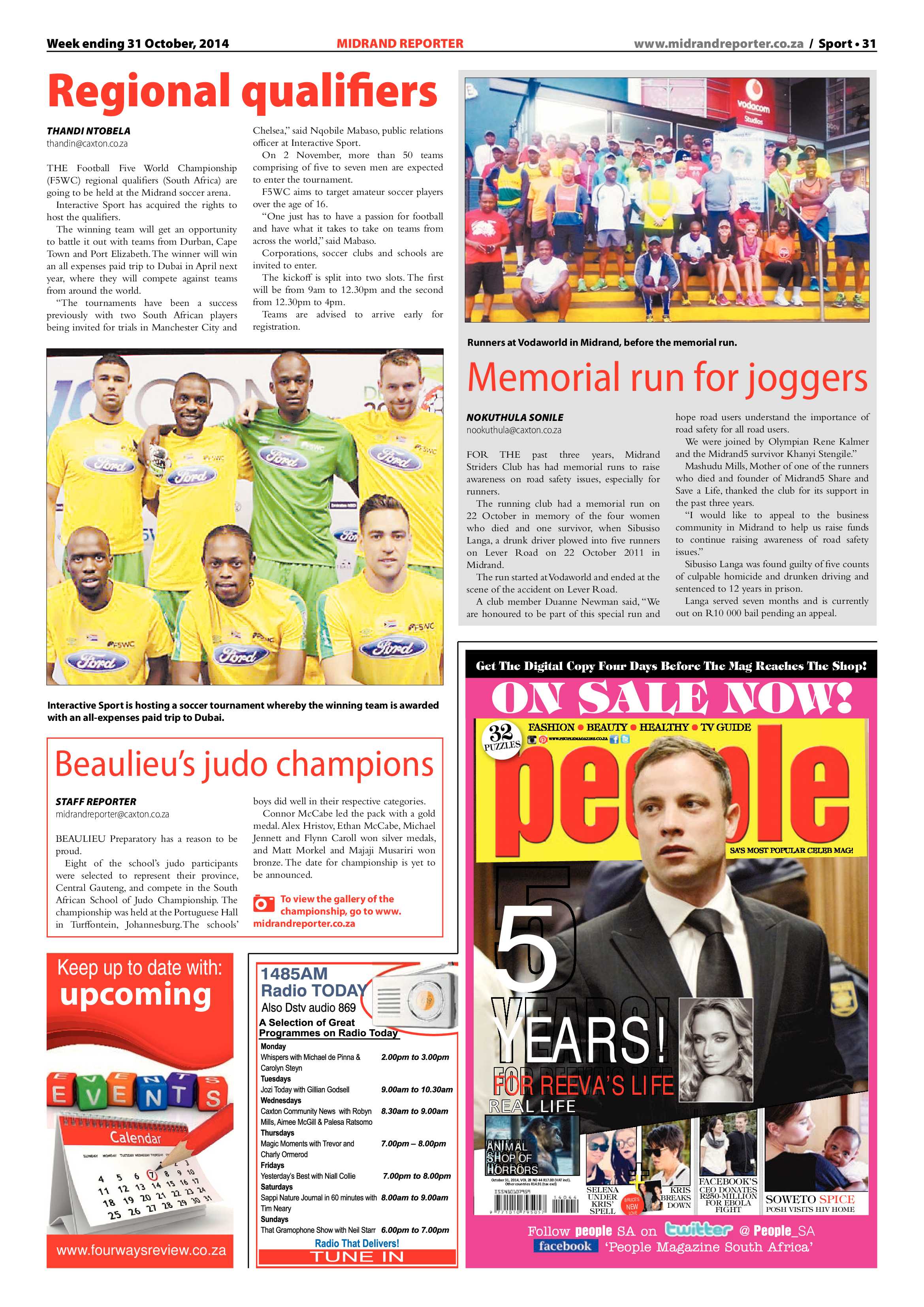 Midrand Reporter 31 October 2014 page 31