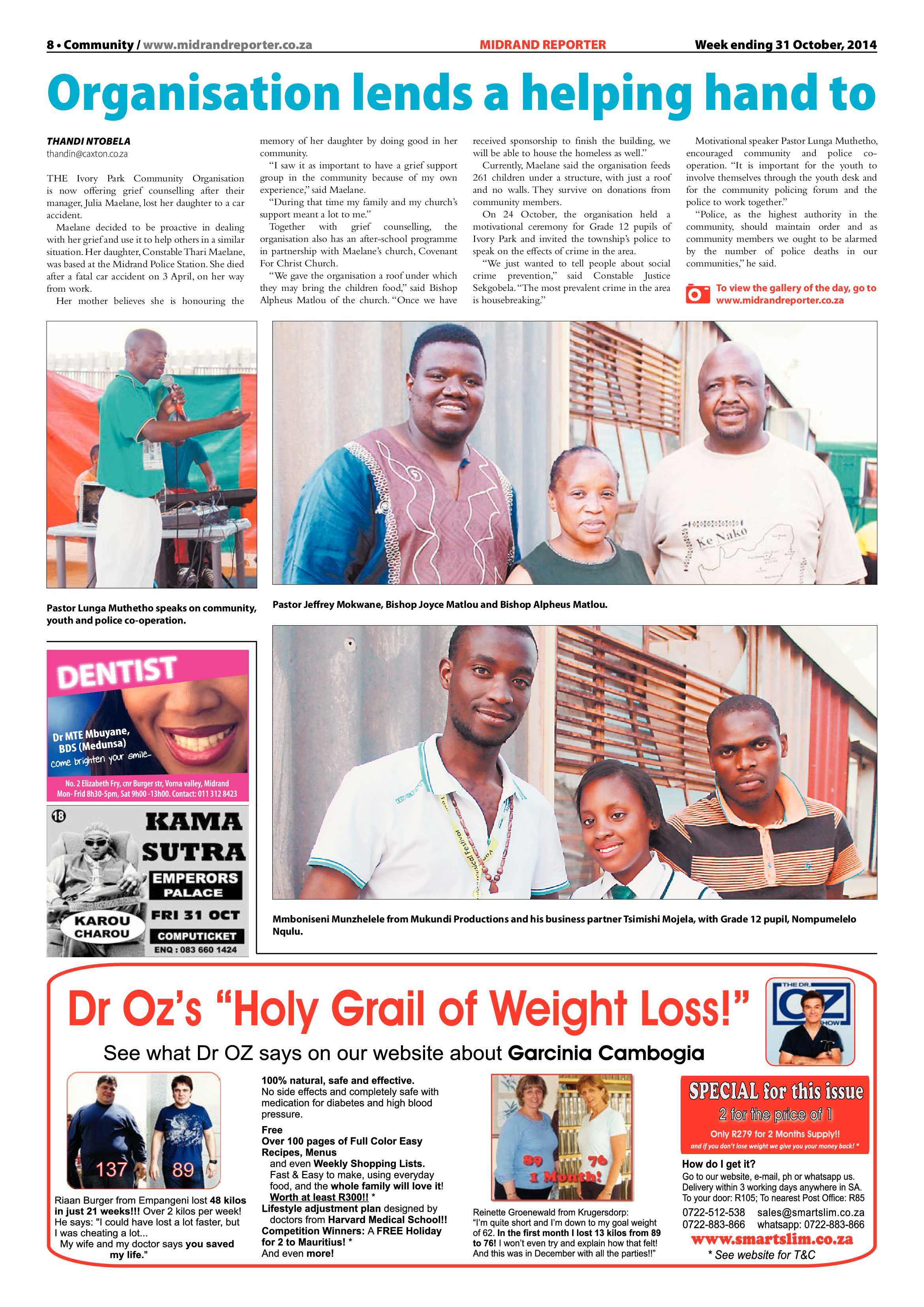 Midrand Reporter 31 October 2014 page 8