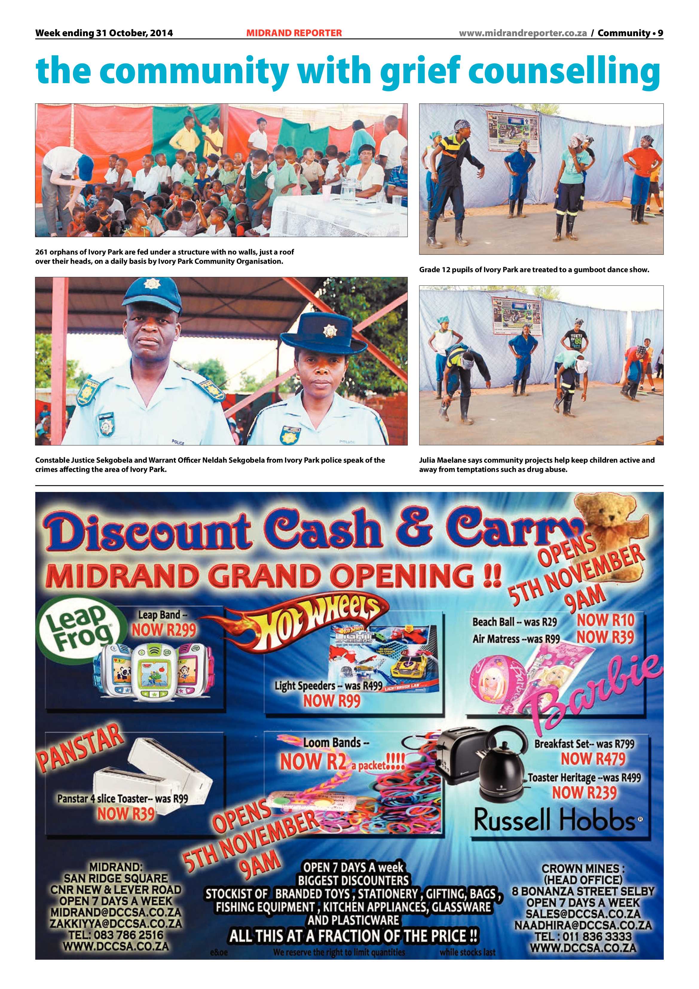 Midrand Reporter 31 October 2014 page 9