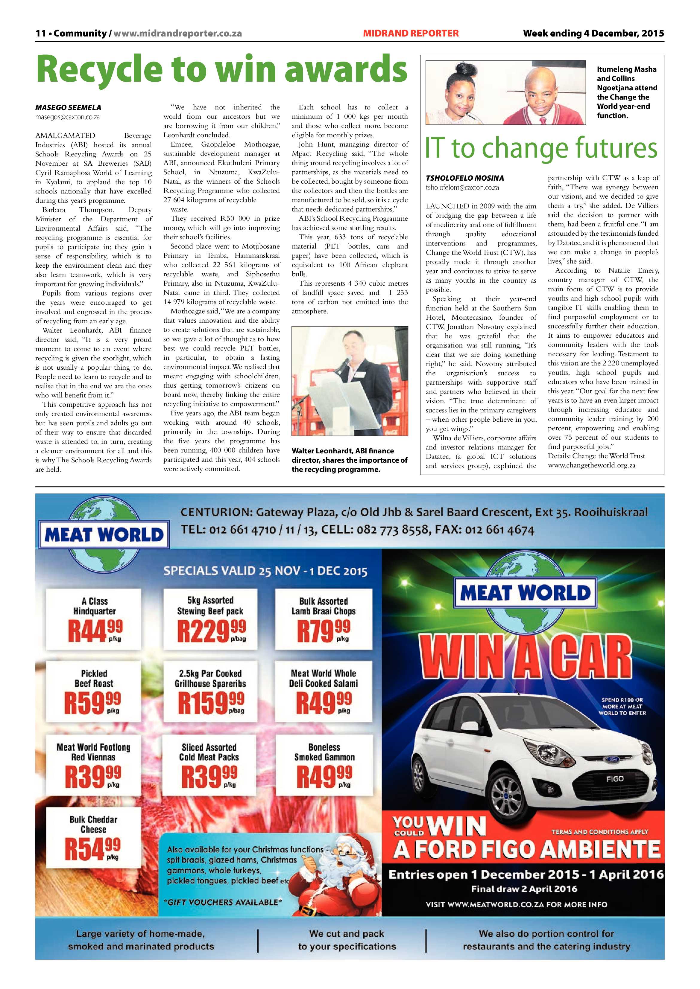 Midrand Reporter 4 December 2015 page 11