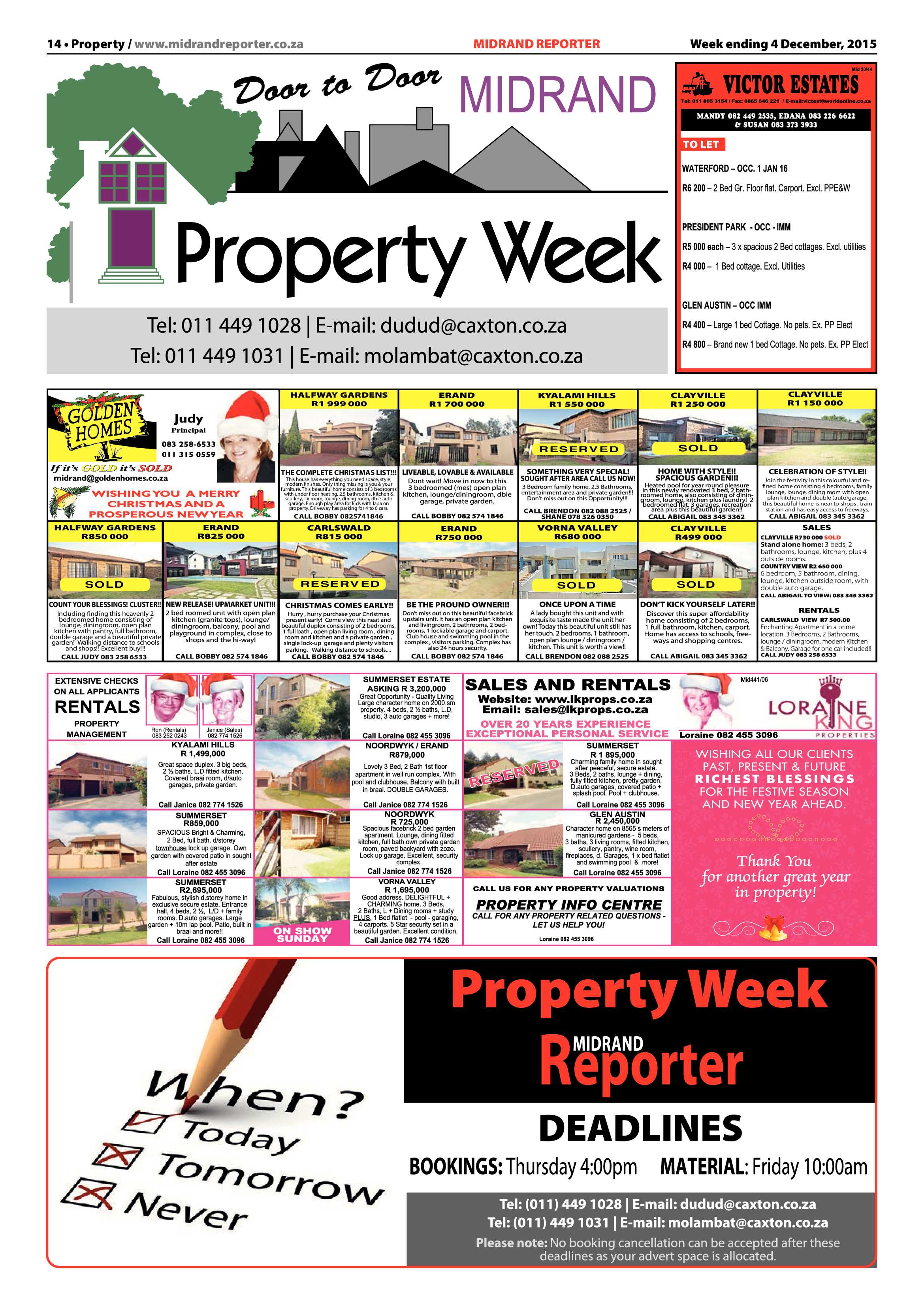 Midrand Reporter 4 December 2015 page 14