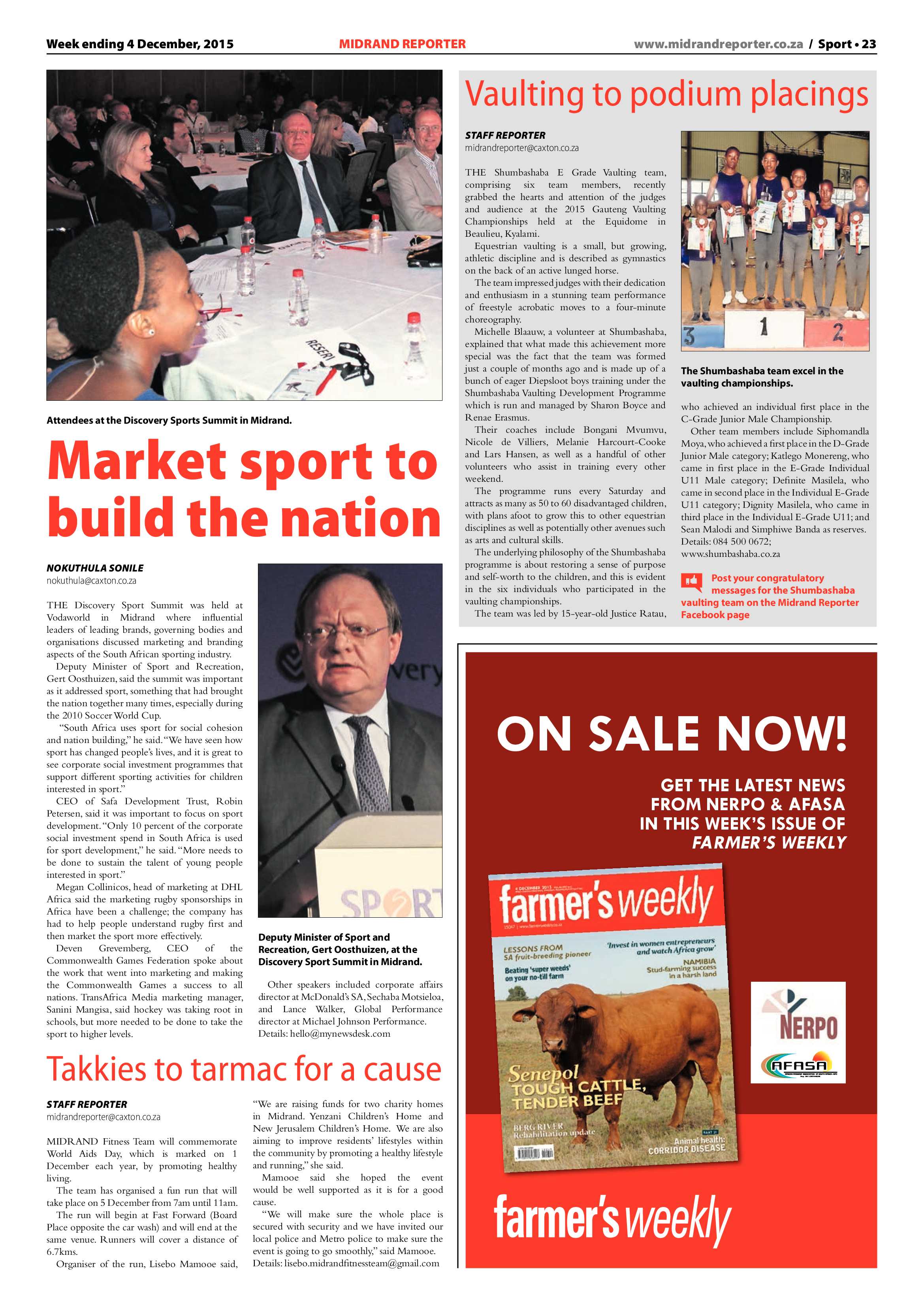 Midrand Reporter 4 December 2015 page 23