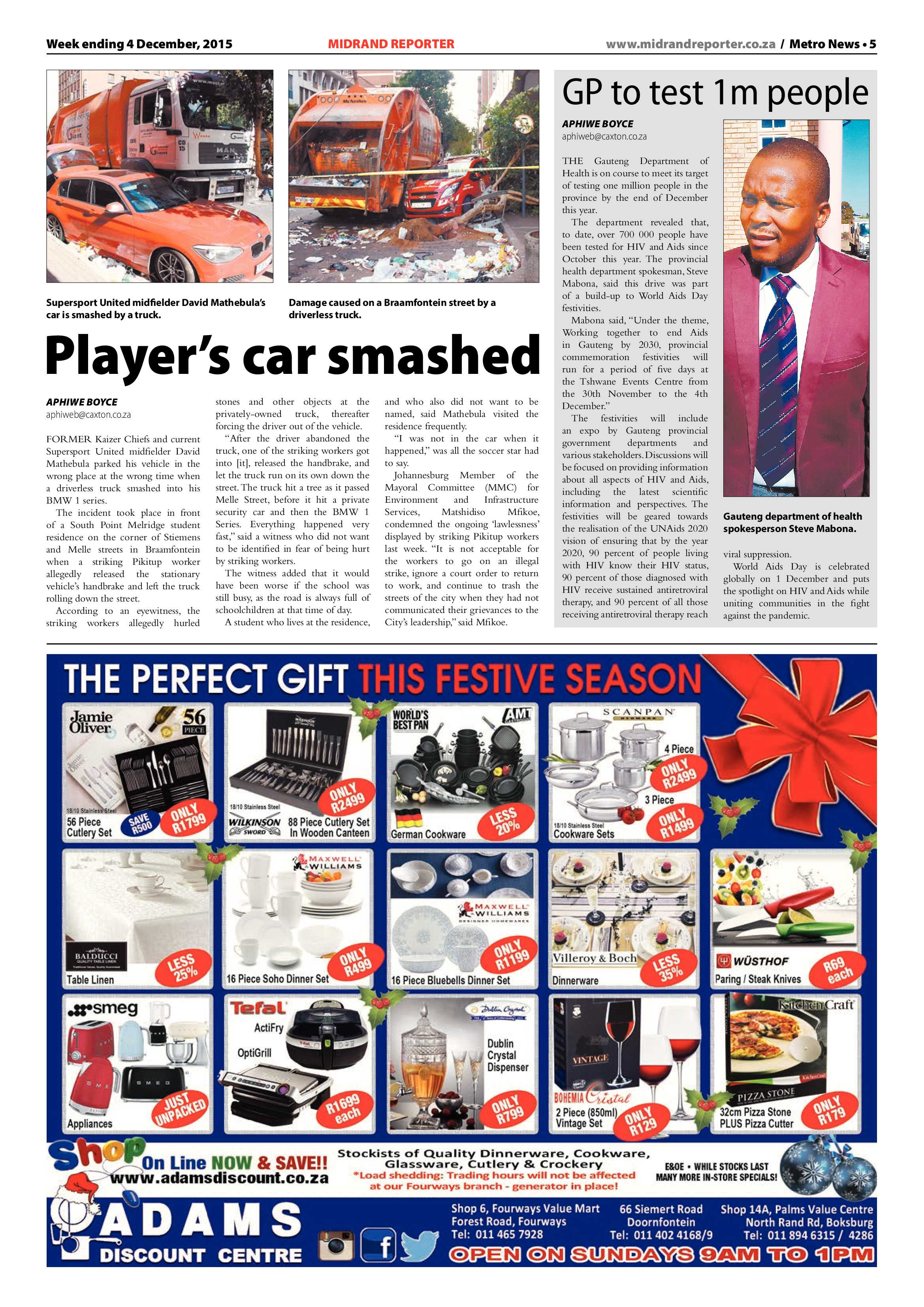 Midrand Reporter 4 December 2015 page 5