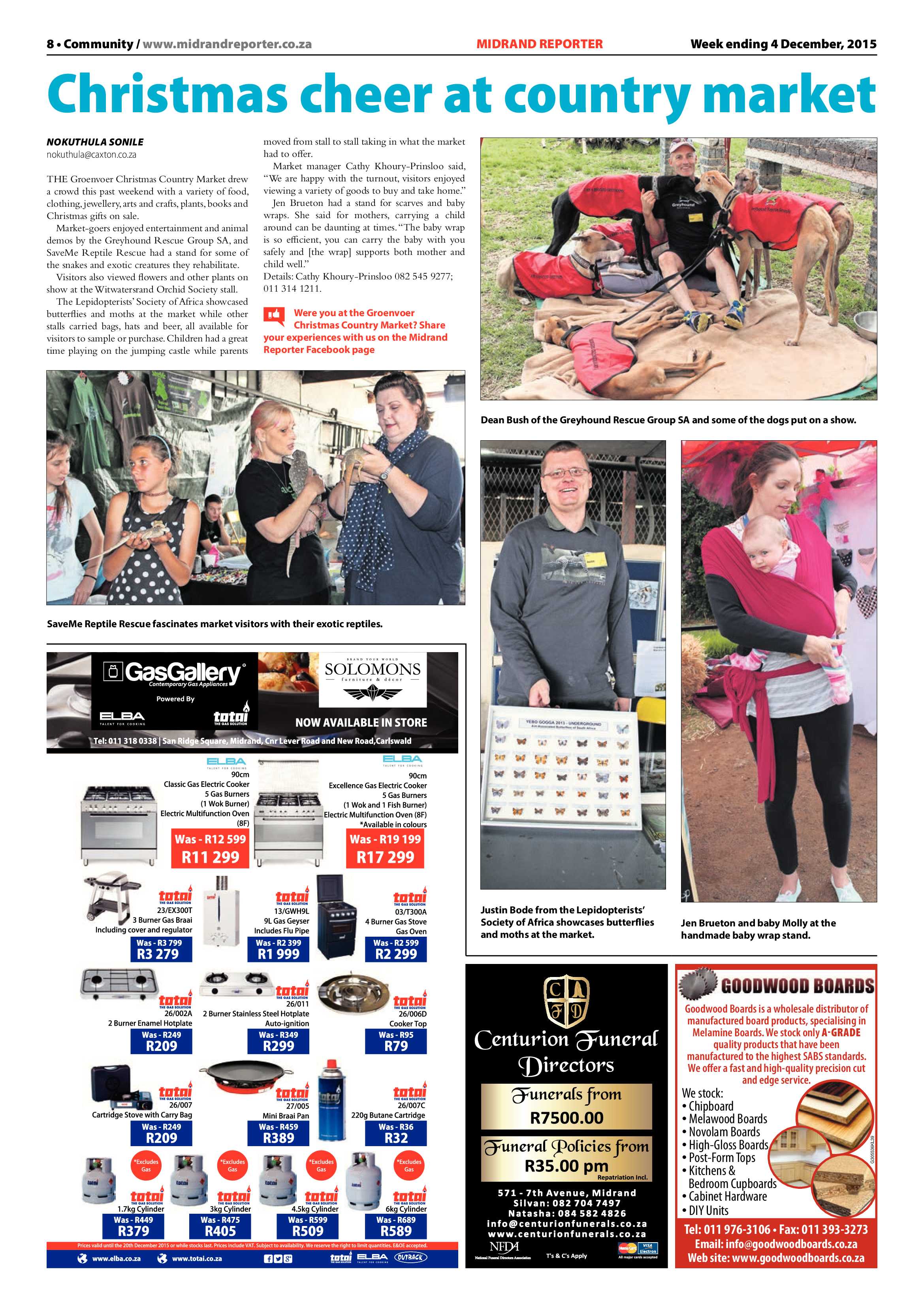 Midrand Reporter 4 December 2015 page 8