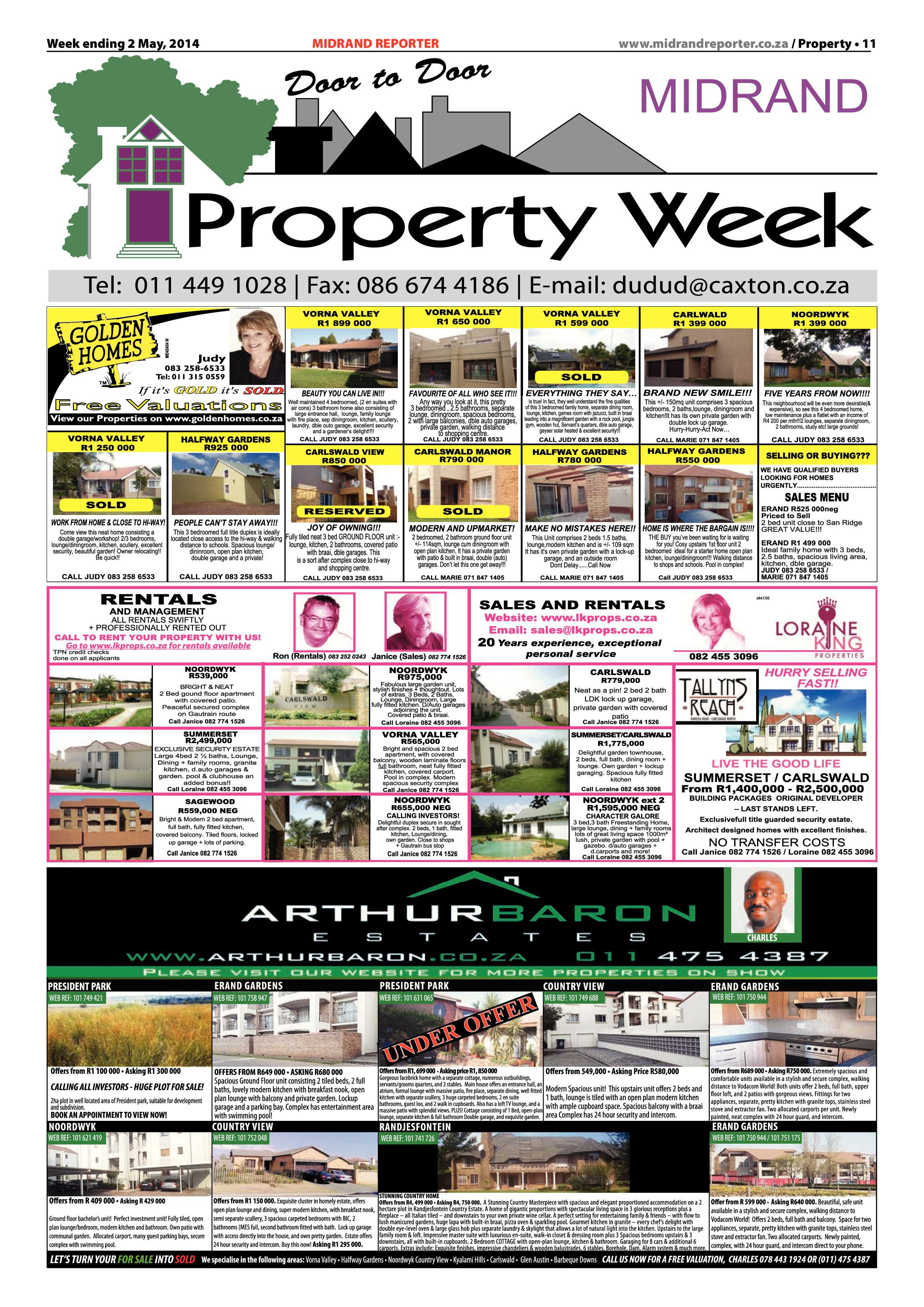 Midrand Reporter, 02 May 2014 page 19