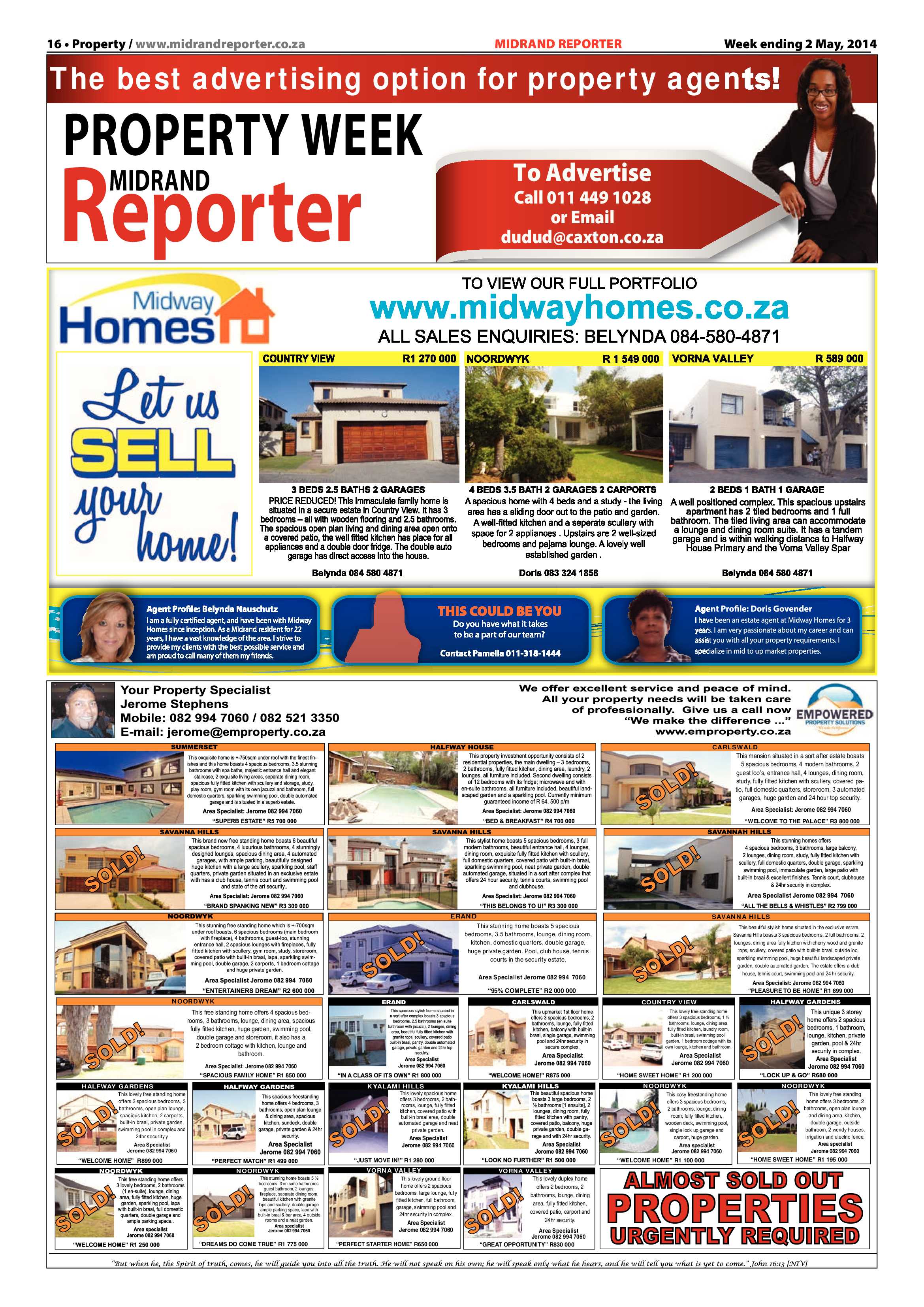 Midrand Reporter, 02 May 2014 page 24