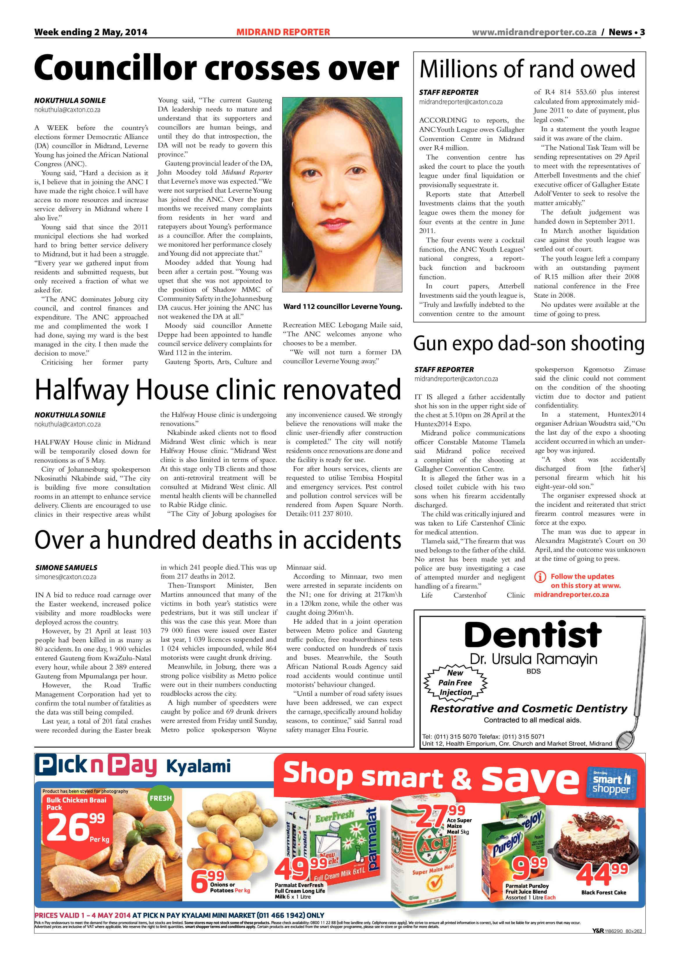 Midrand Reporter, 02 May 2014 page 3