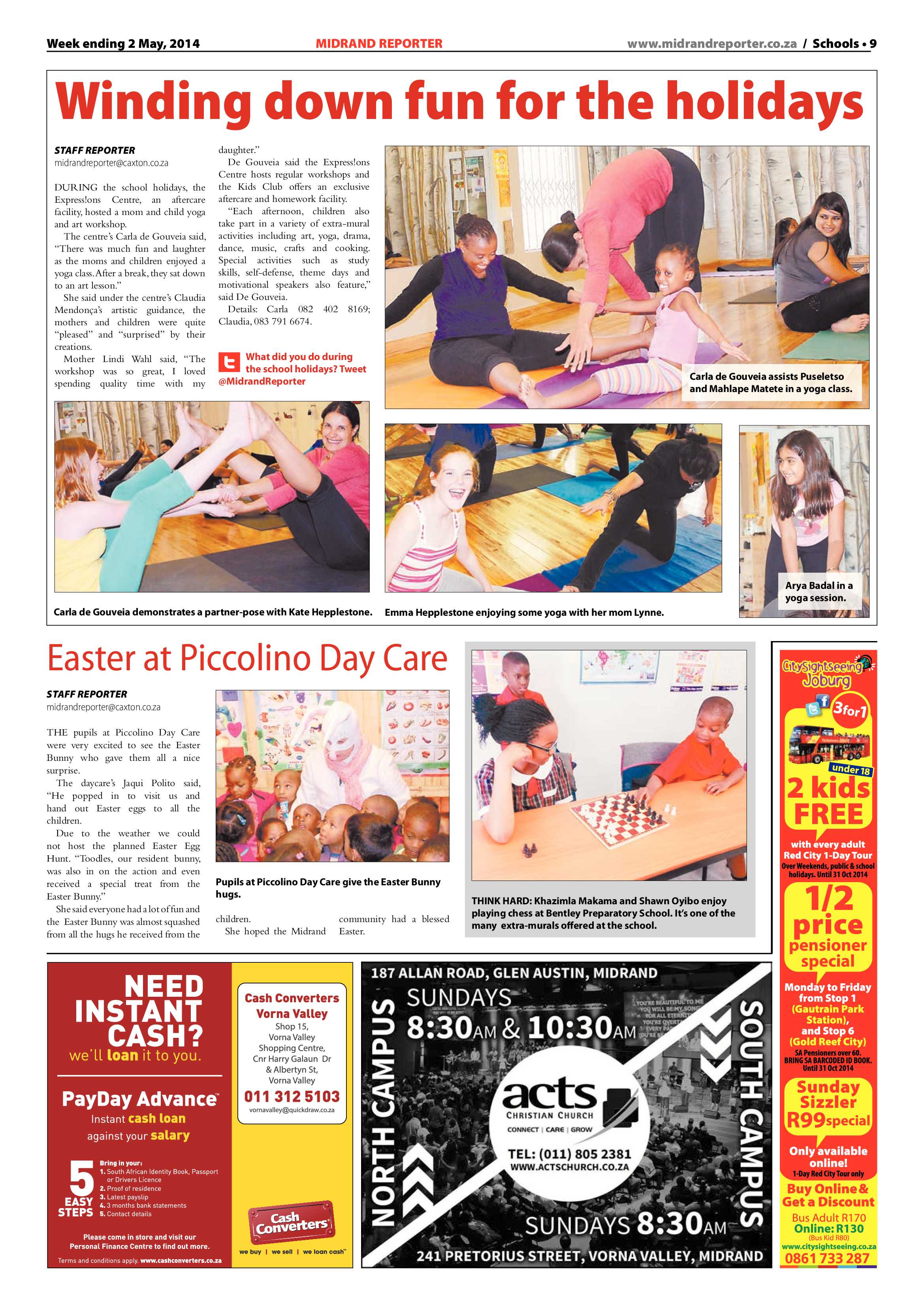 Midrand Reporter, 02 May 2014 page 9