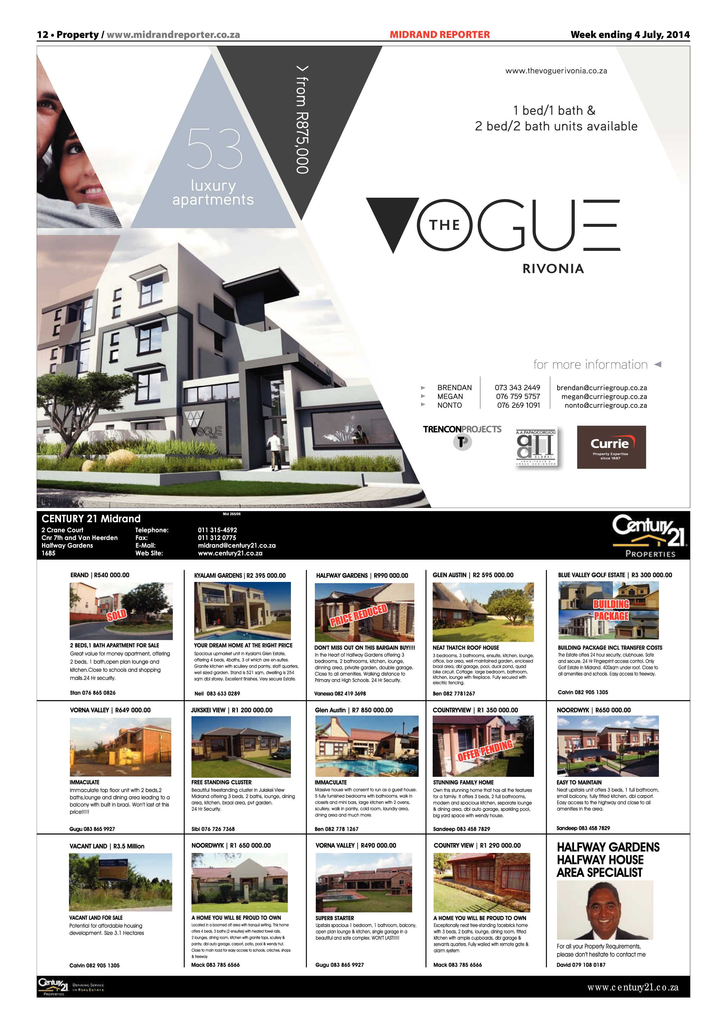 Midrand Reporter, 04 July 2014 page 12