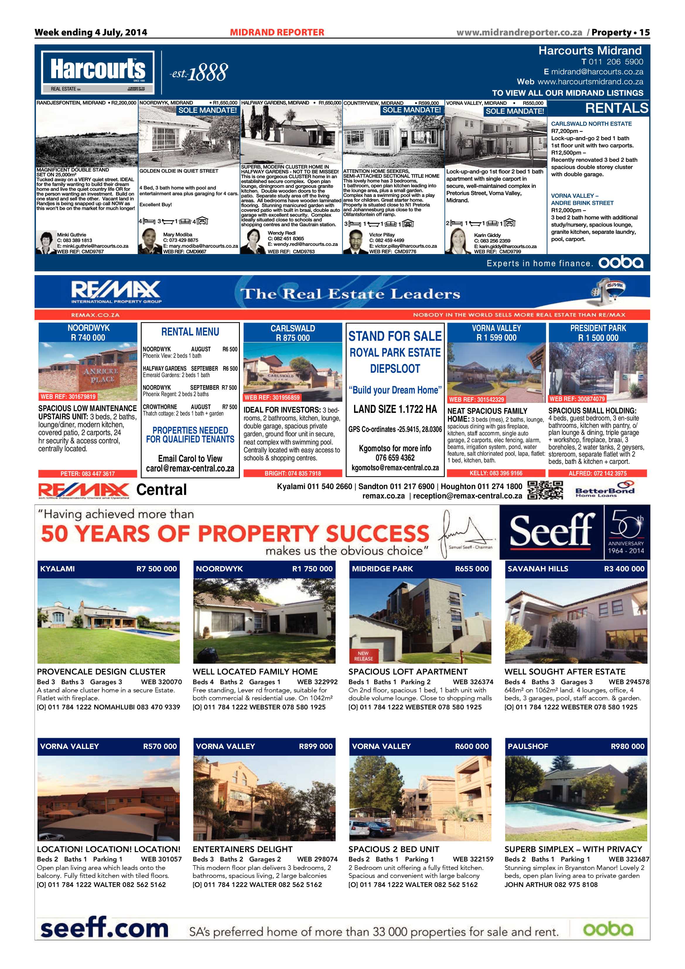 Midrand Reporter, 04 July 2014 page 15