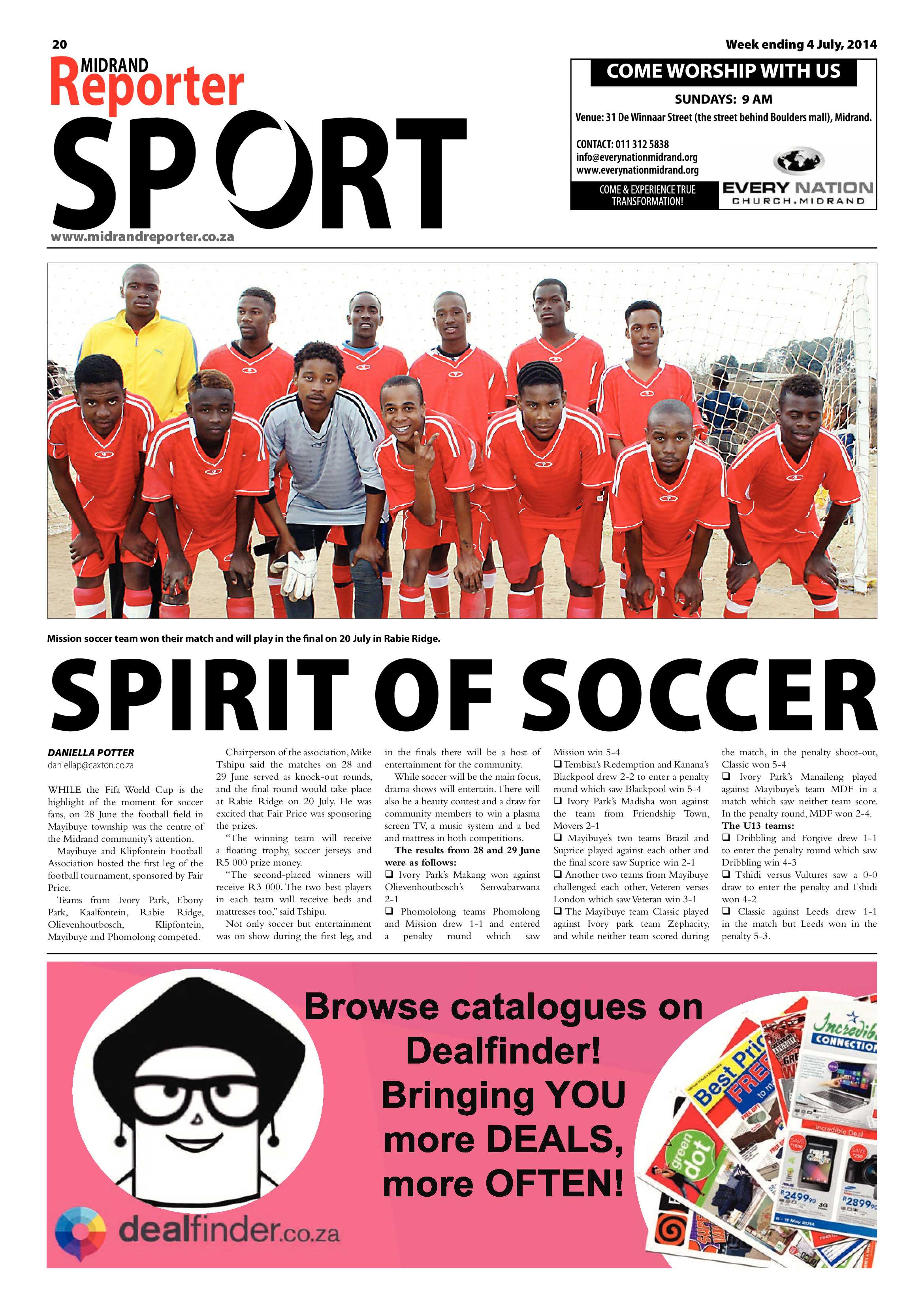 Midrand Reporter, 04 July 2014 page 20