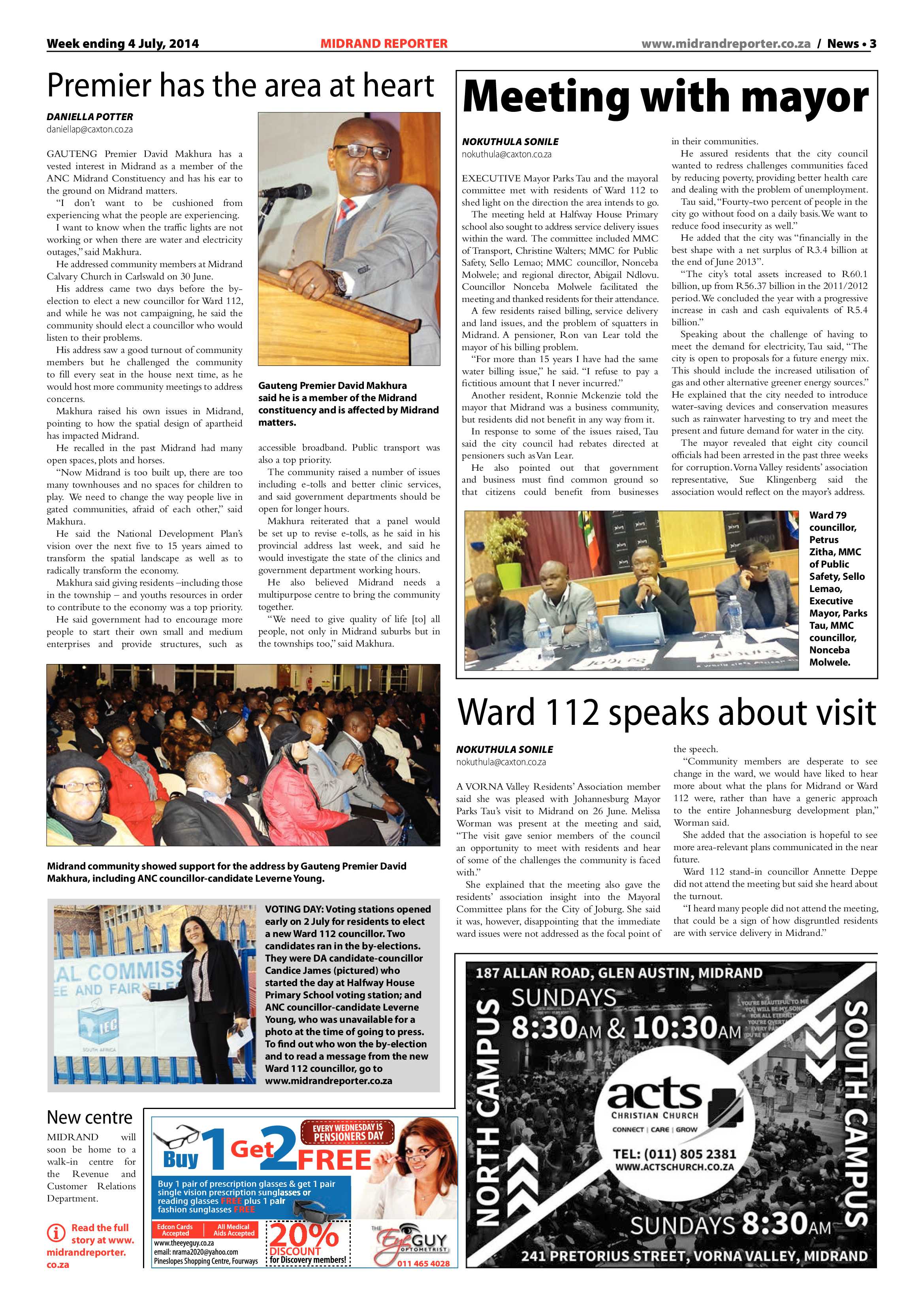Midrand Reporter, 04 July 2014 page 3