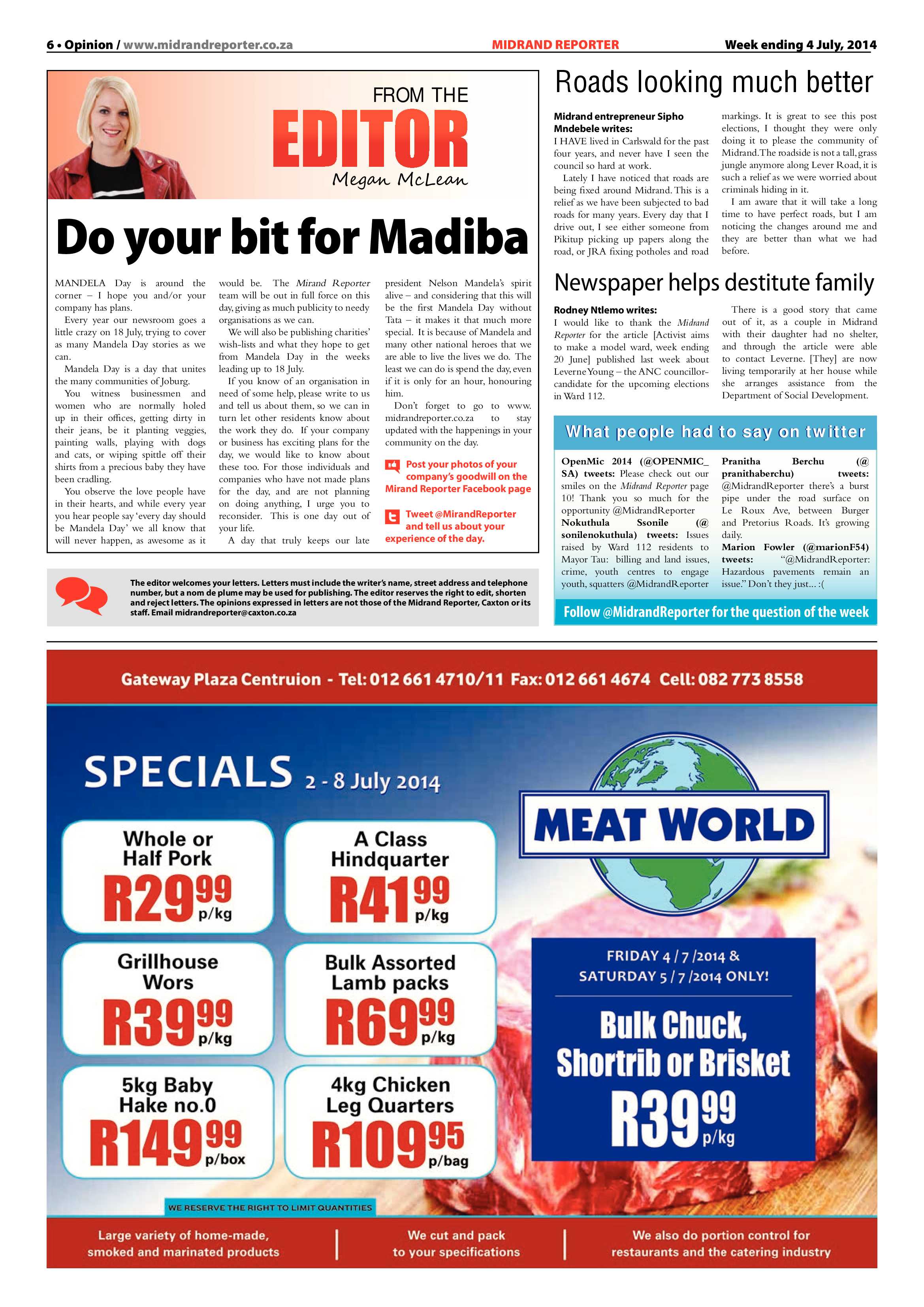 Midrand Reporter, 04 July 2014 page 6
