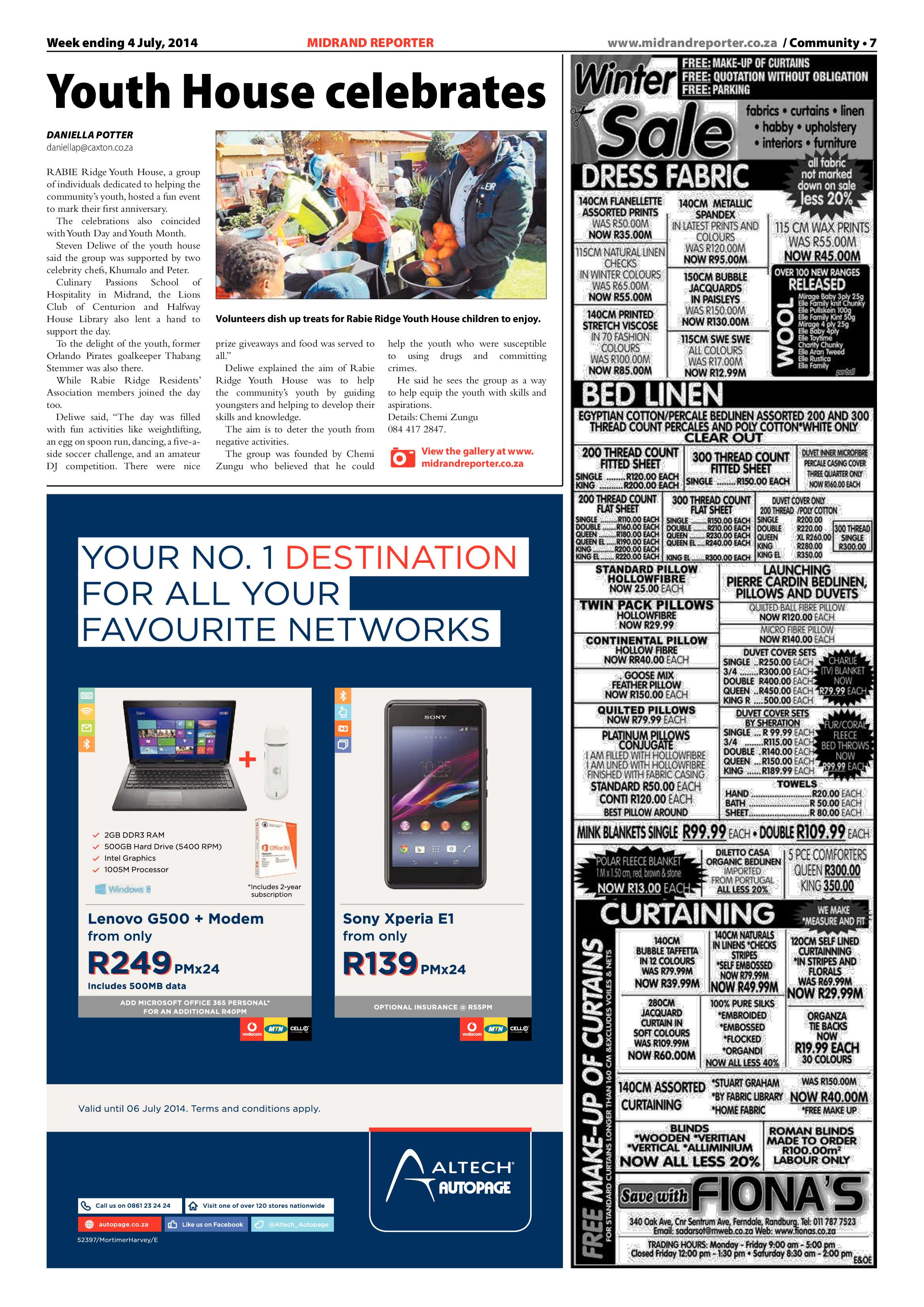 Midrand Reporter, 04 July 2014 page 7