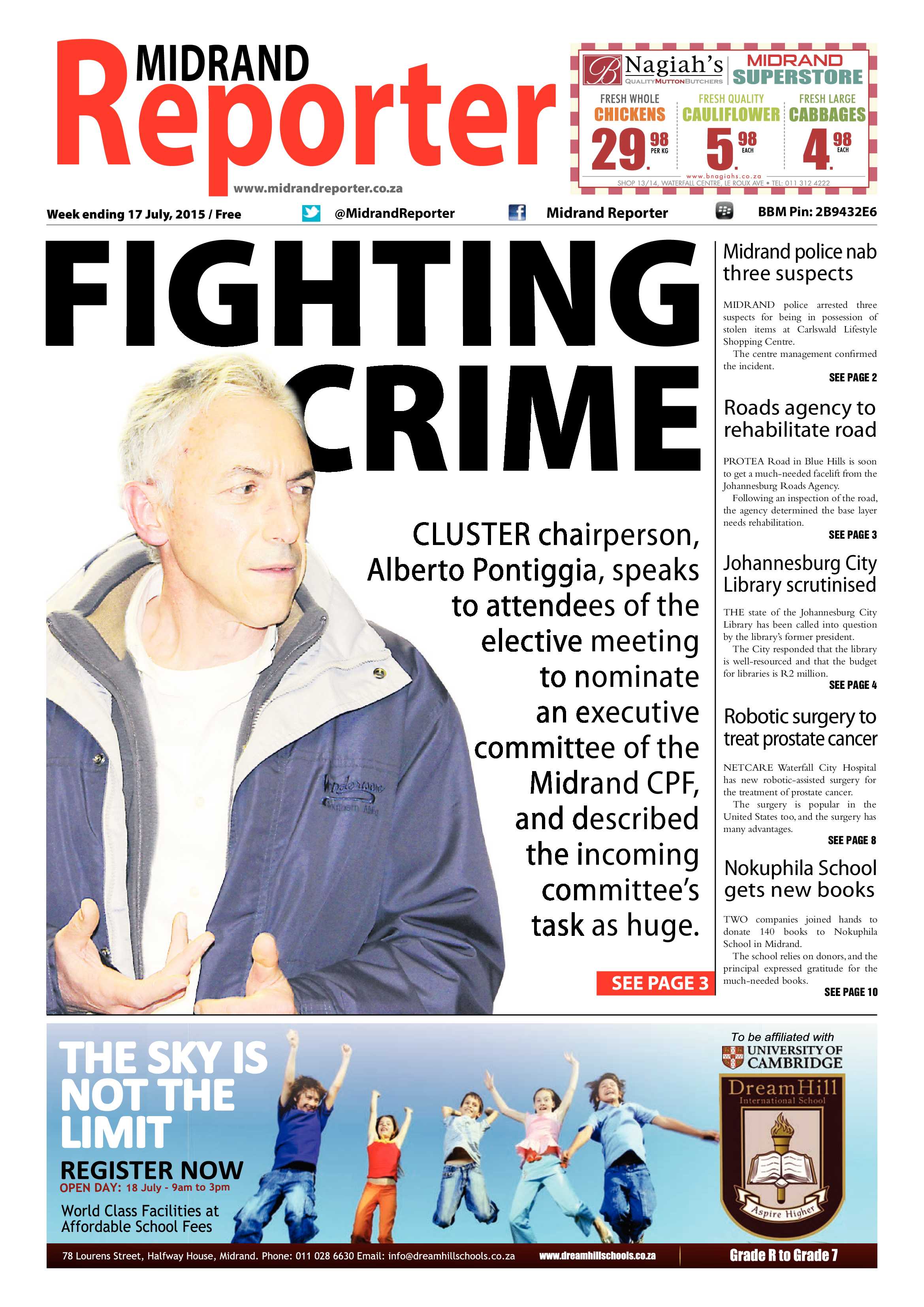 Midrand Reporter, 17 July 2015 page 1
