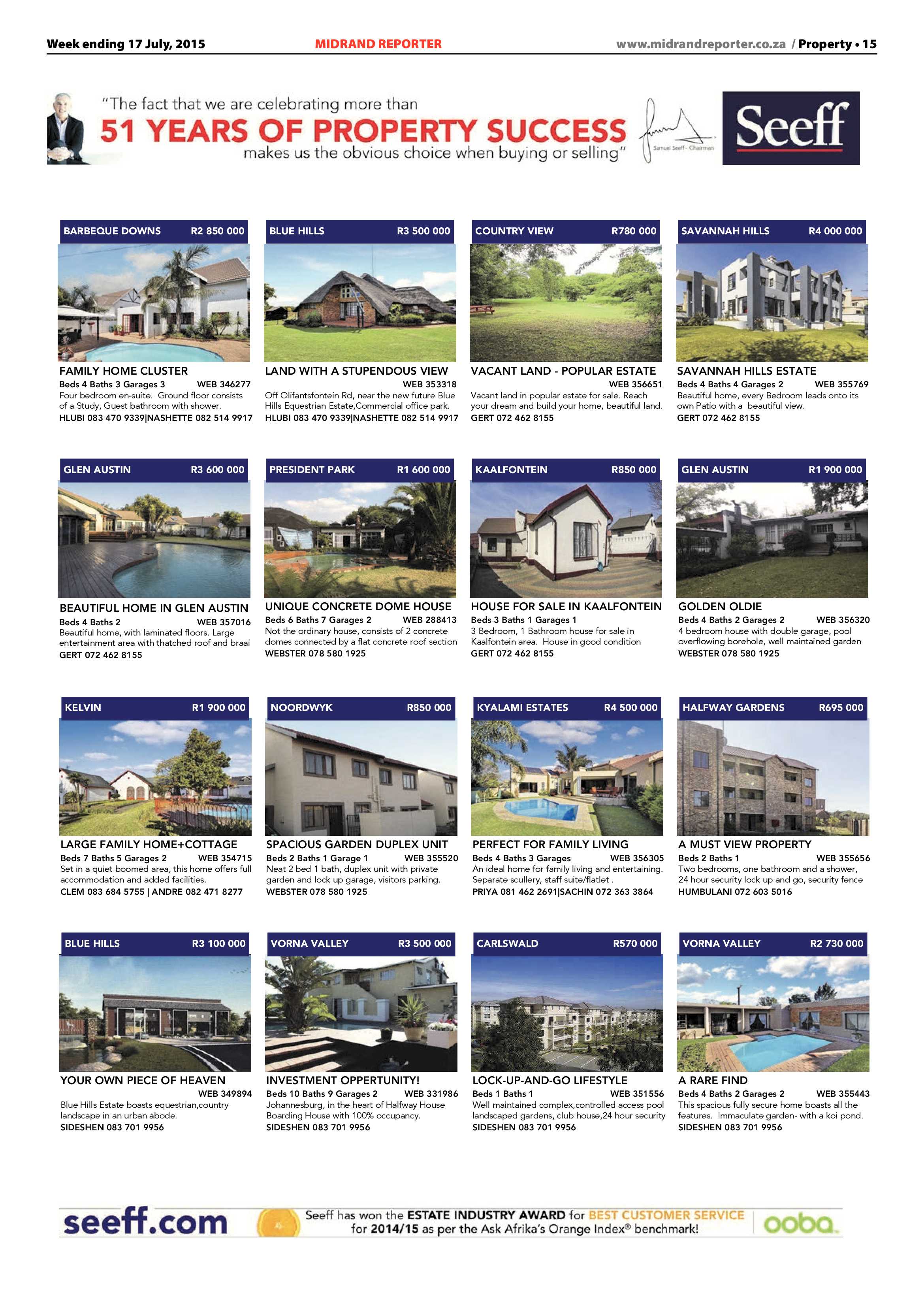 Midrand Reporter, 17 July 2015 page 15