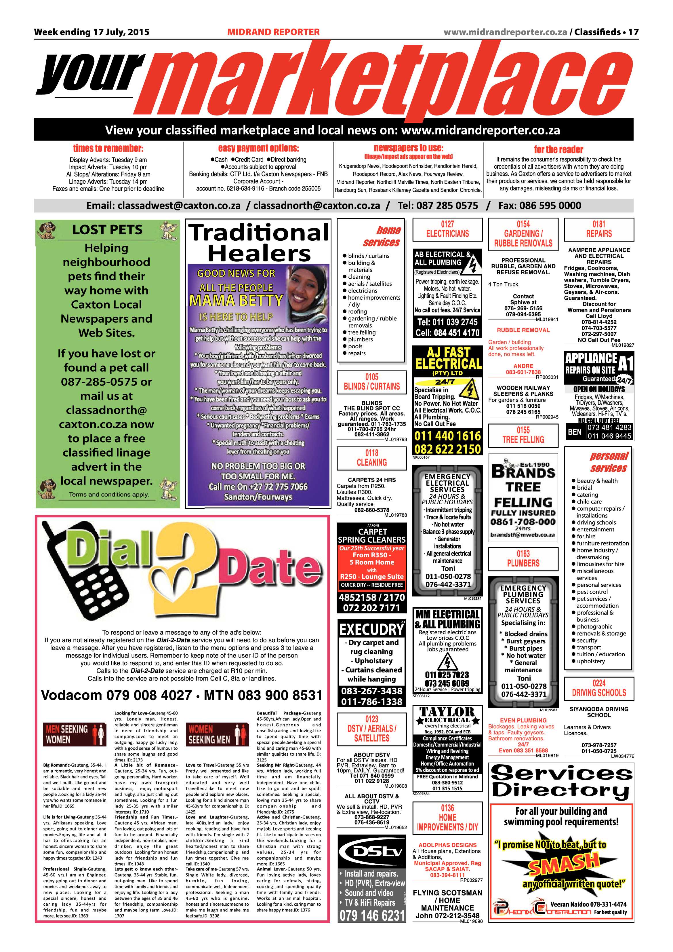 Midrand Reporter, 17 July 2015 page 17