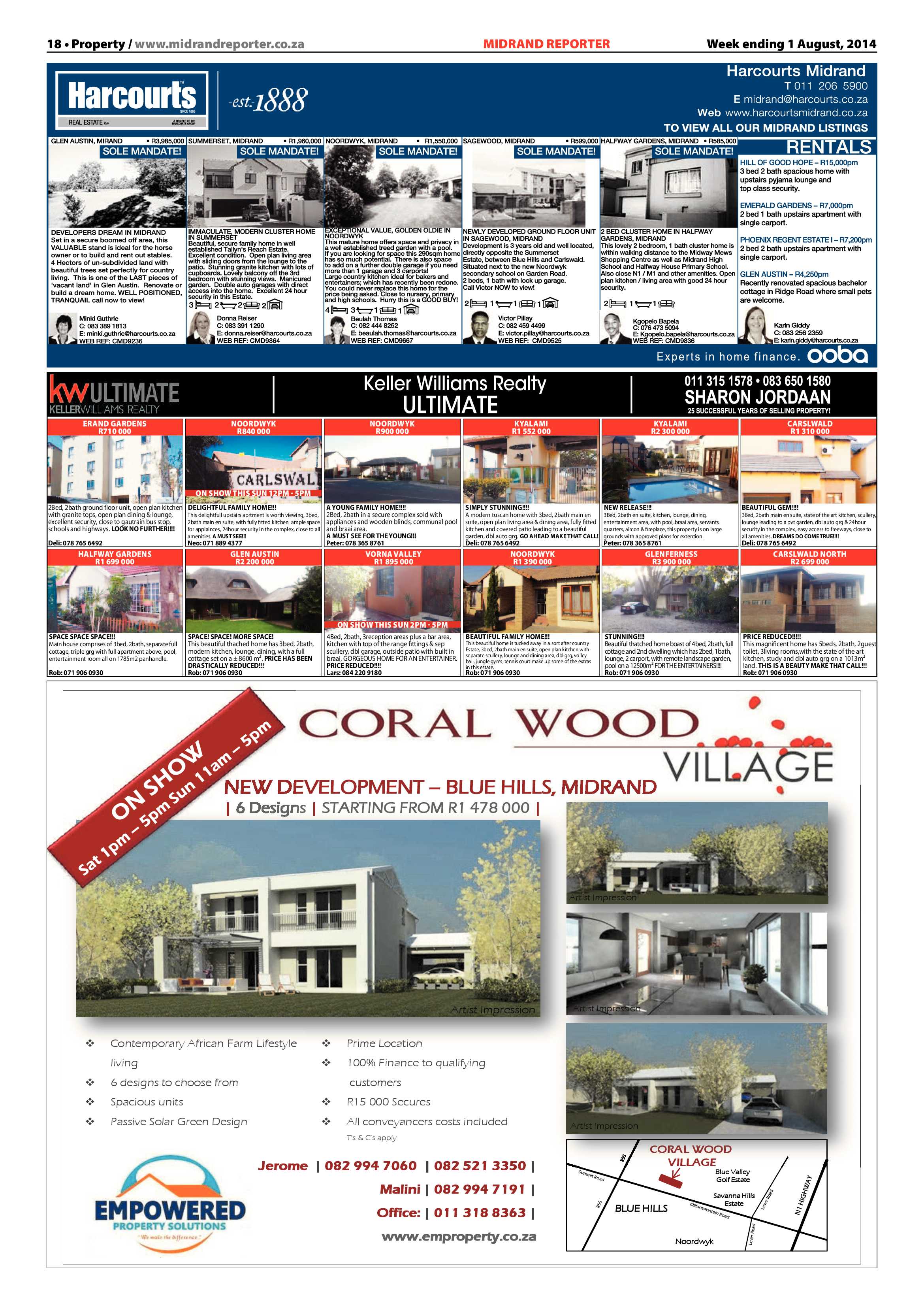 Midrand Reporter, 1 August 2014 page 18