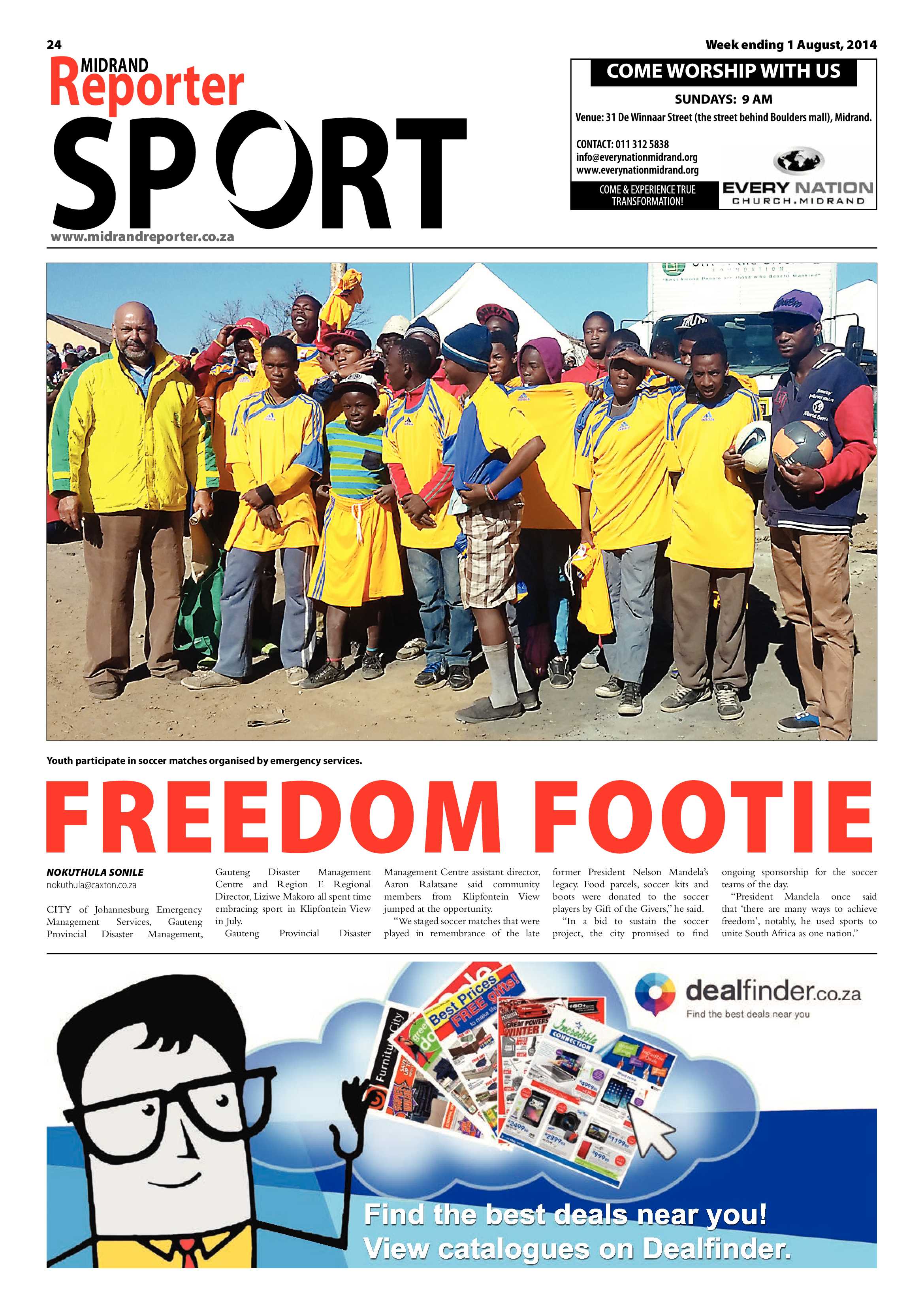 Midrand Reporter, 1 August 2014 page 24