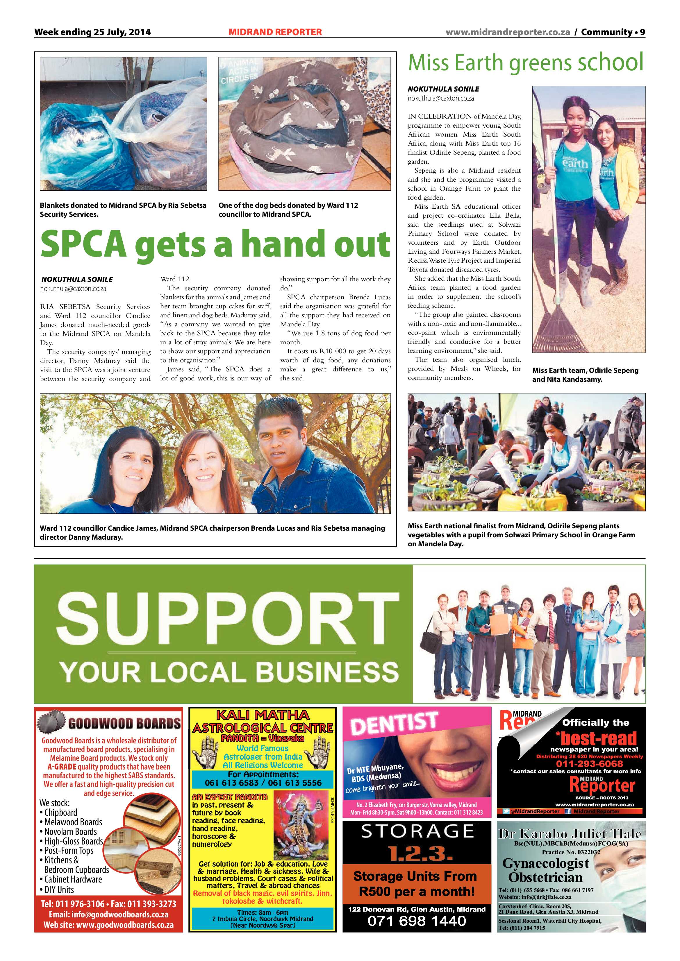 Midrand Reporter, 25 July 2014 page 11