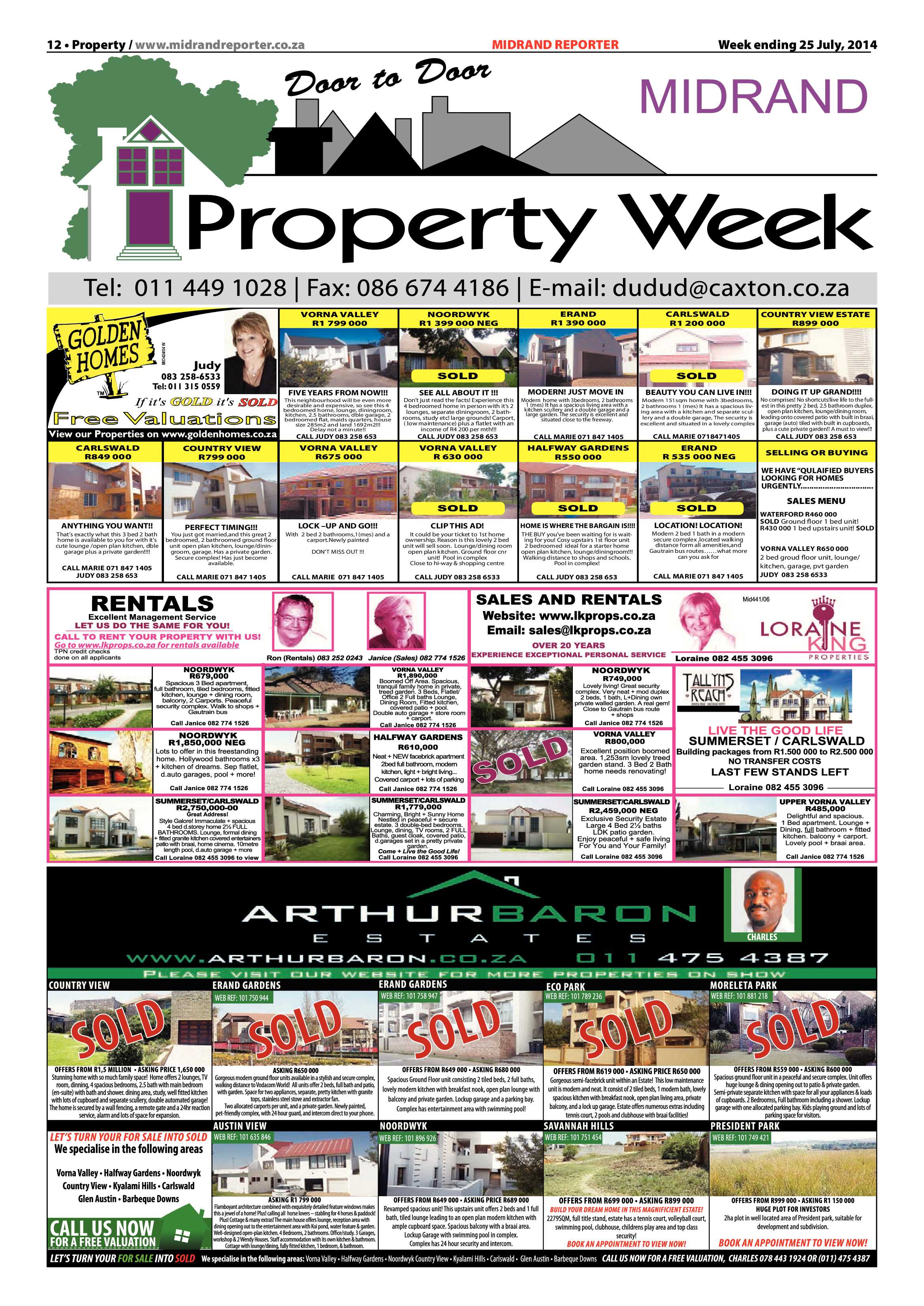 Midrand Reporter, 25 July 2014 page 14