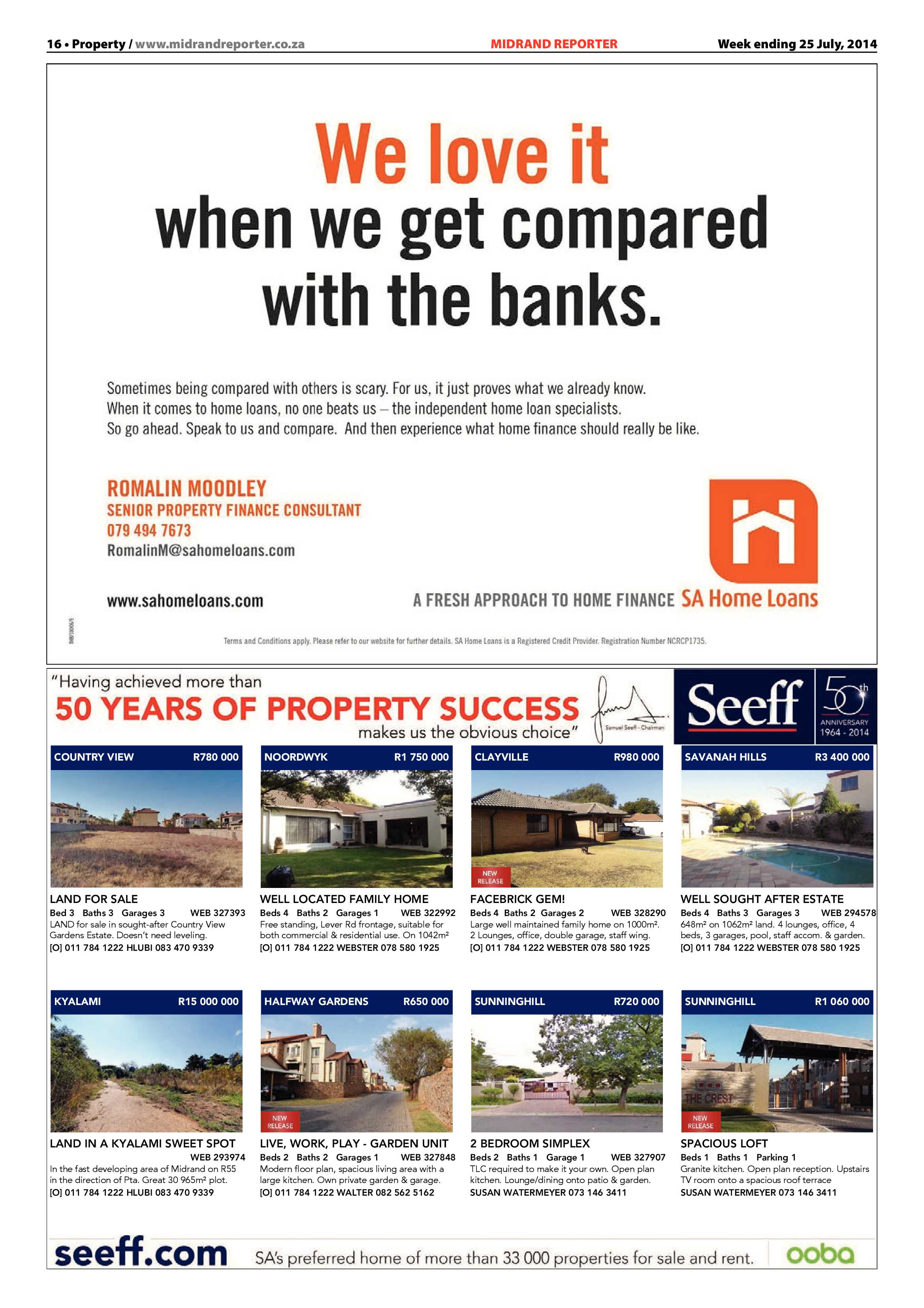 Midrand Reporter, 25 July 2014 page 18