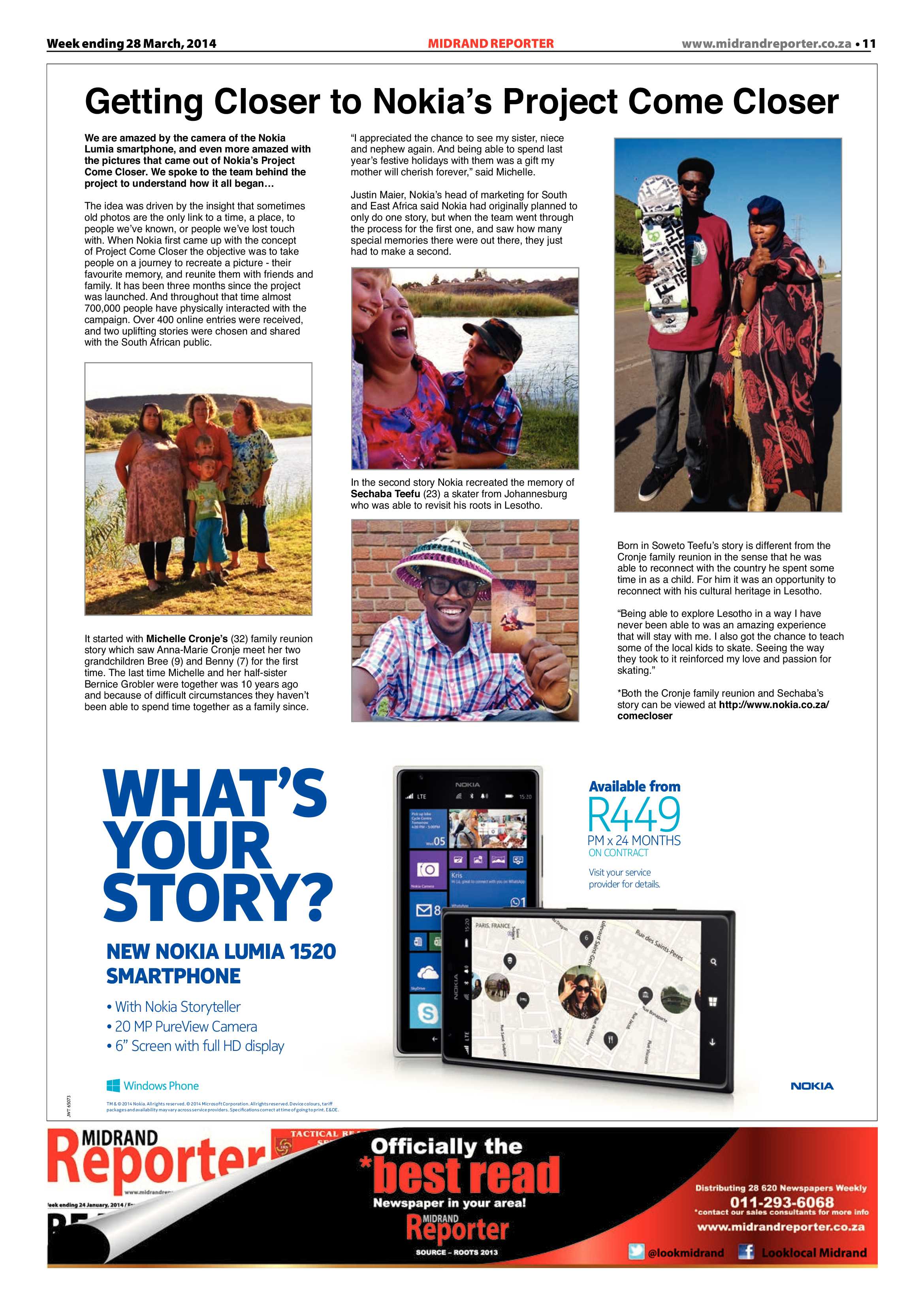 Midrand Reporter, 28 March 2014 page 11