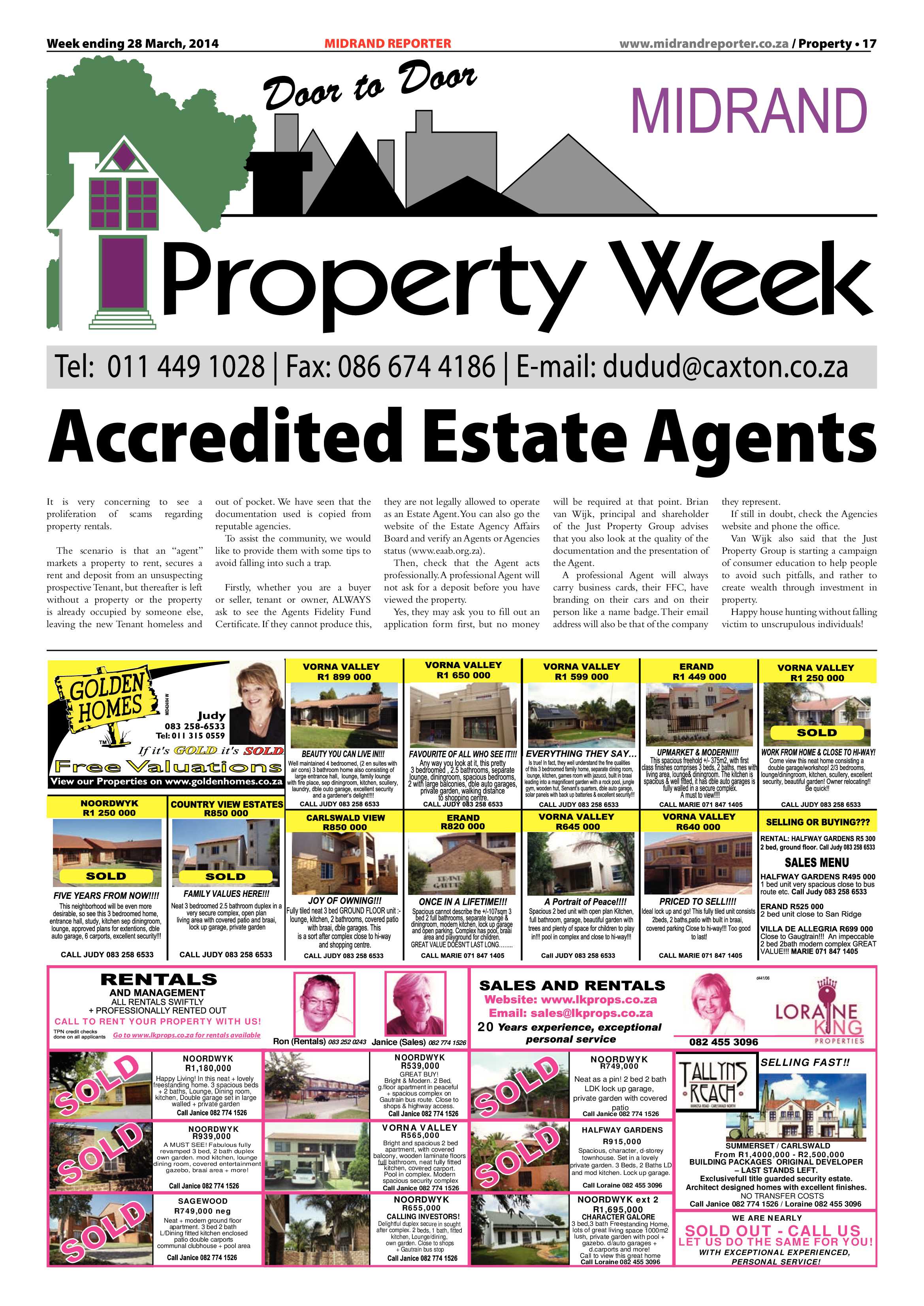 Midrand Reporter, 28 March 2014 page 17