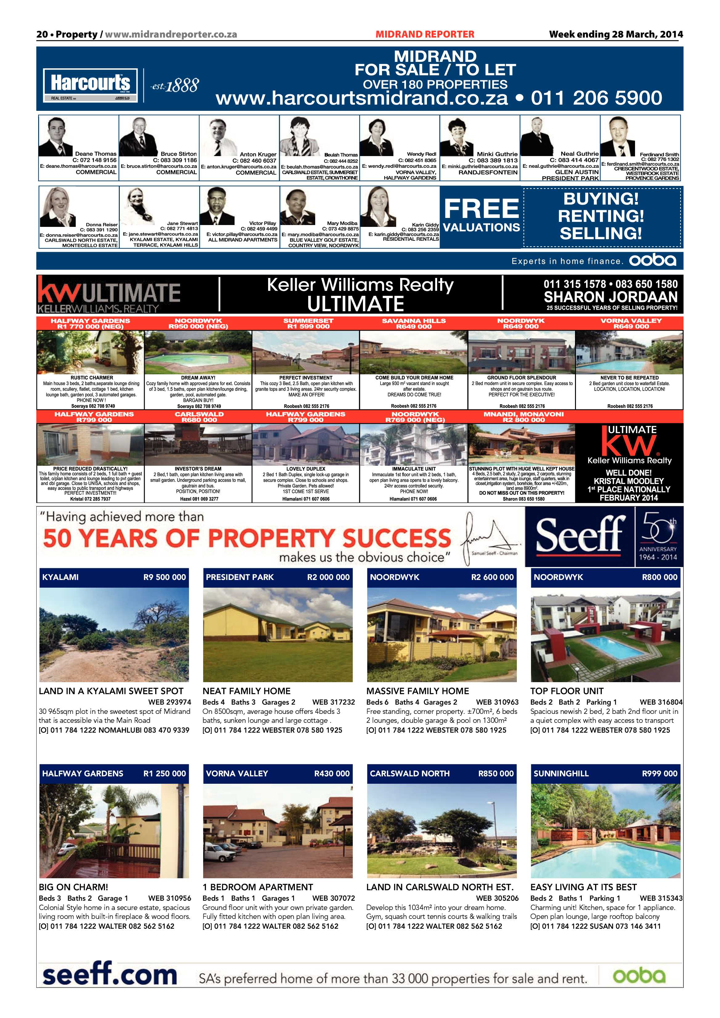 Midrand Reporter, 28 March 2014 page 20