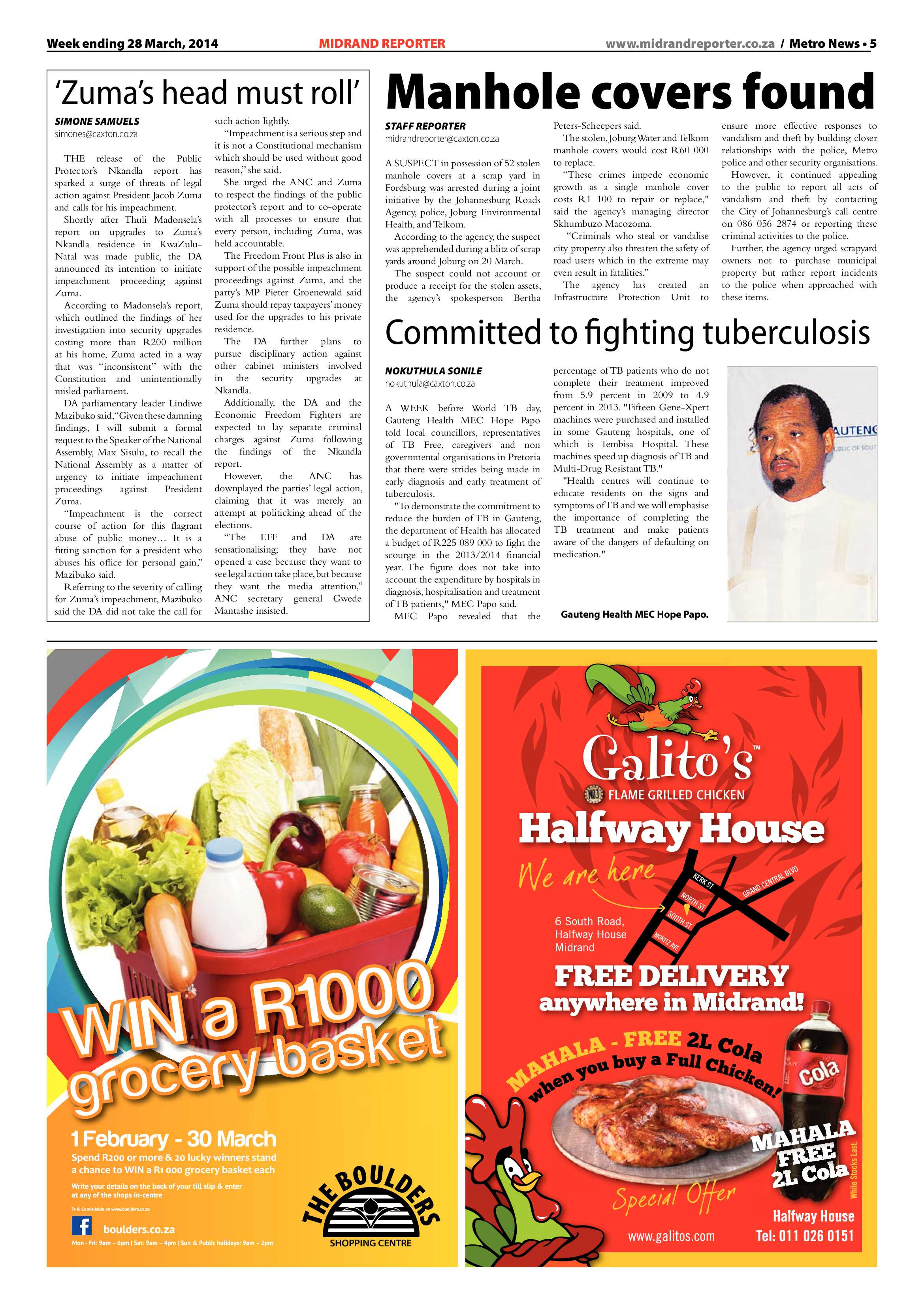 Midrand Reporter, 28 March 2014 page 5