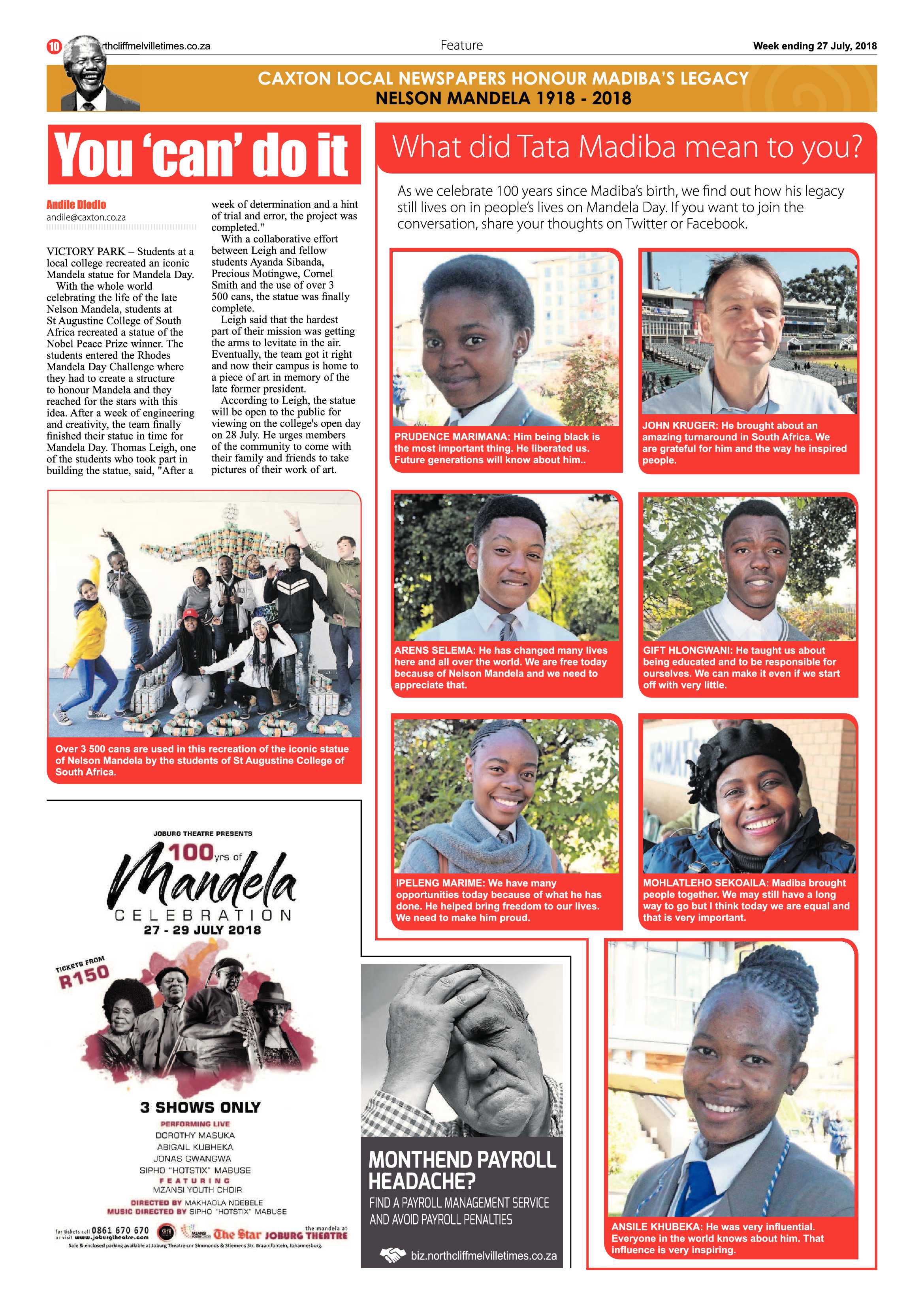 Northcliff Melville Times 27 July 2018 page 10