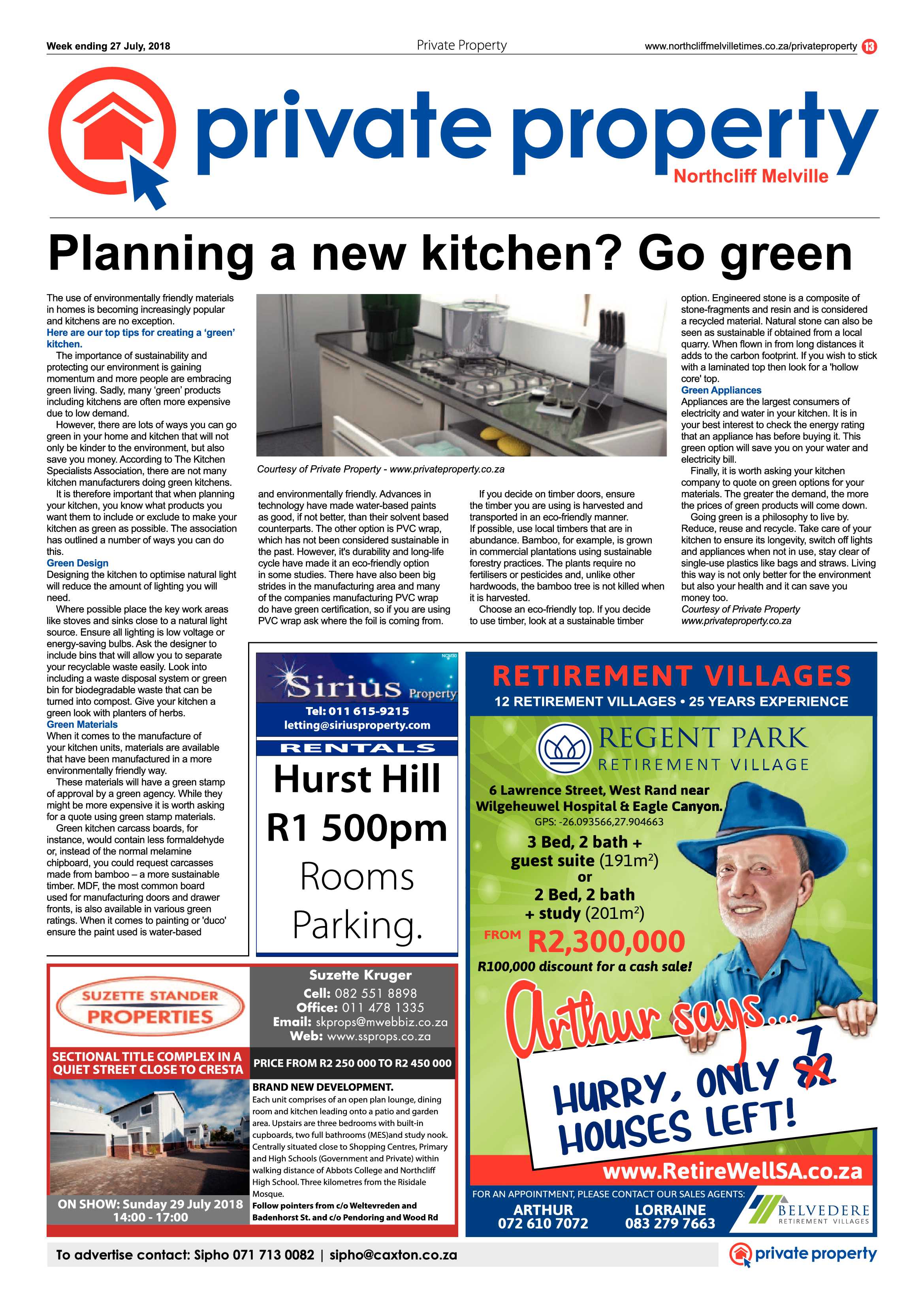 Northcliff Melville Times 27 July 2018 page 13