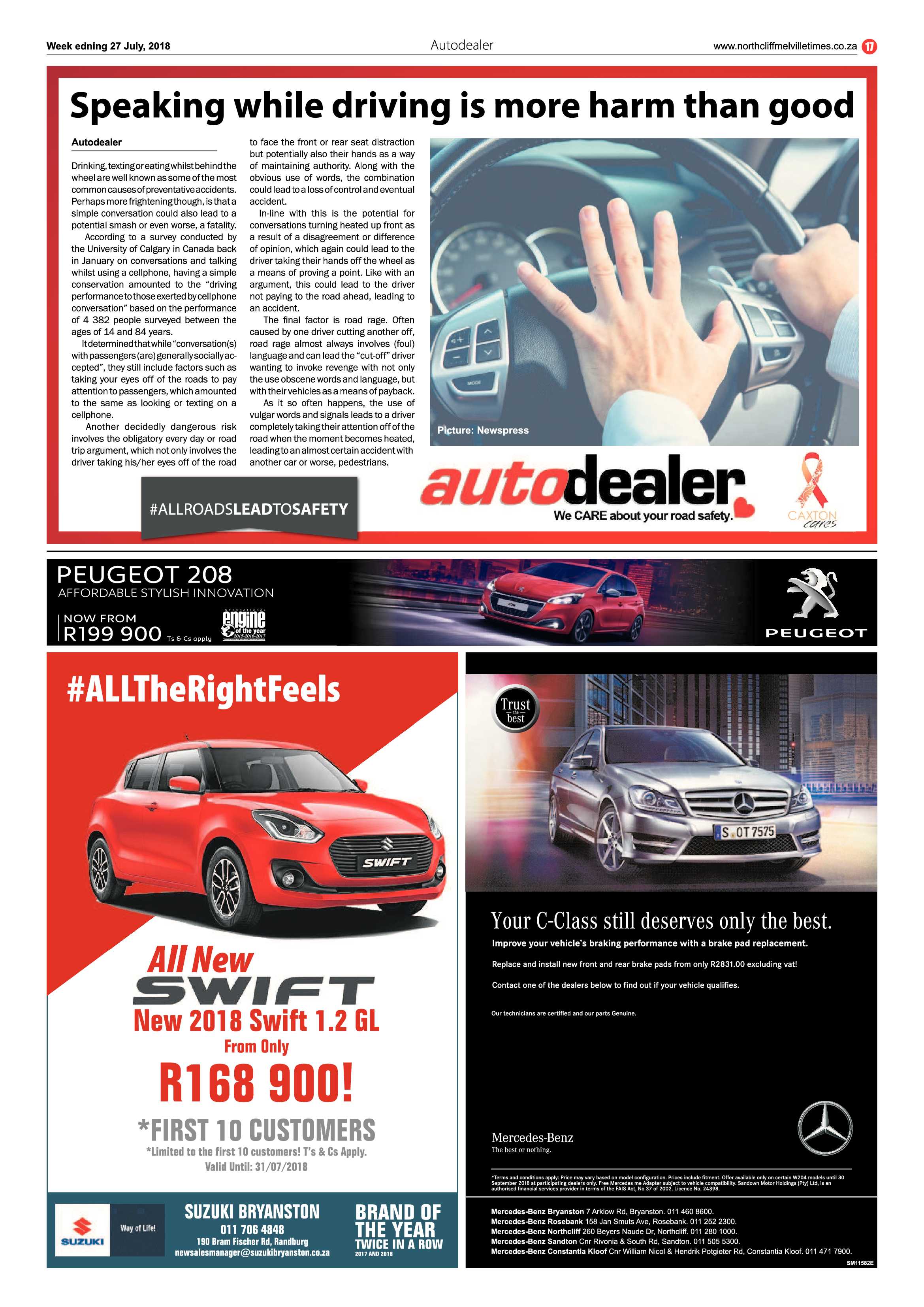 Northcliff Melville Times 27 July 2018 page 17