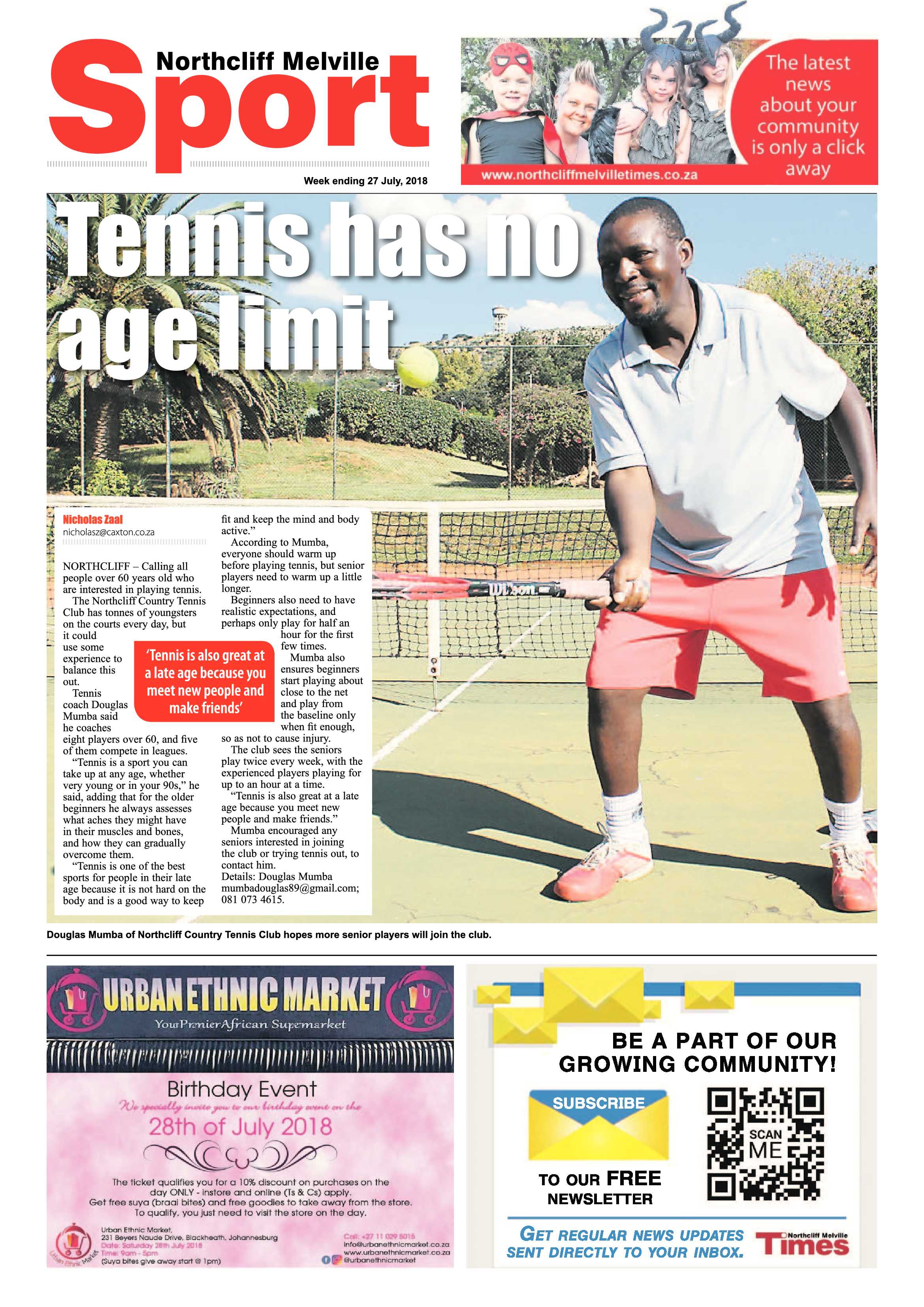 Northcliff Melville Times 27 July 2018 page 20