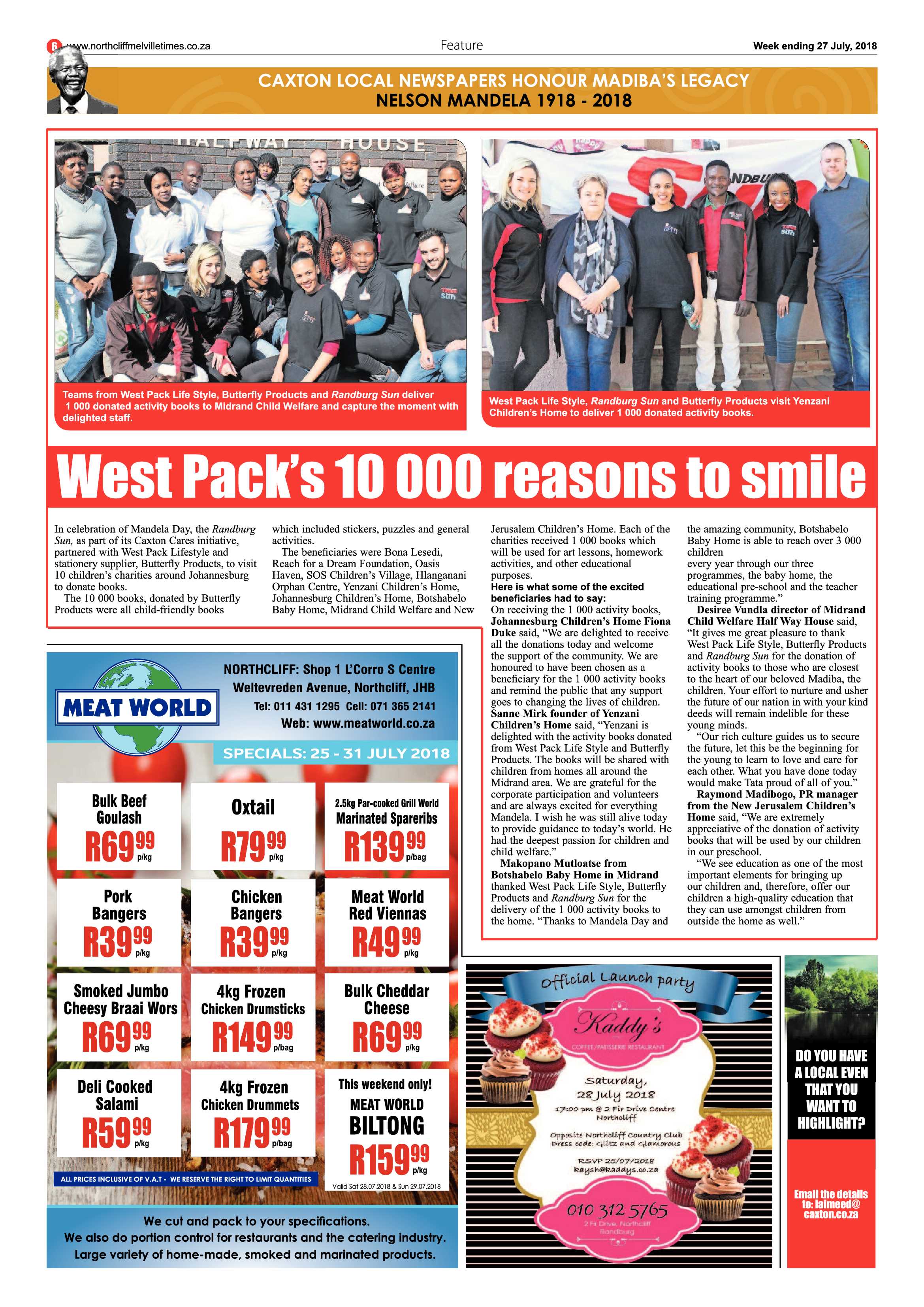 Northcliff Melville Times 27 July 2018 page 6