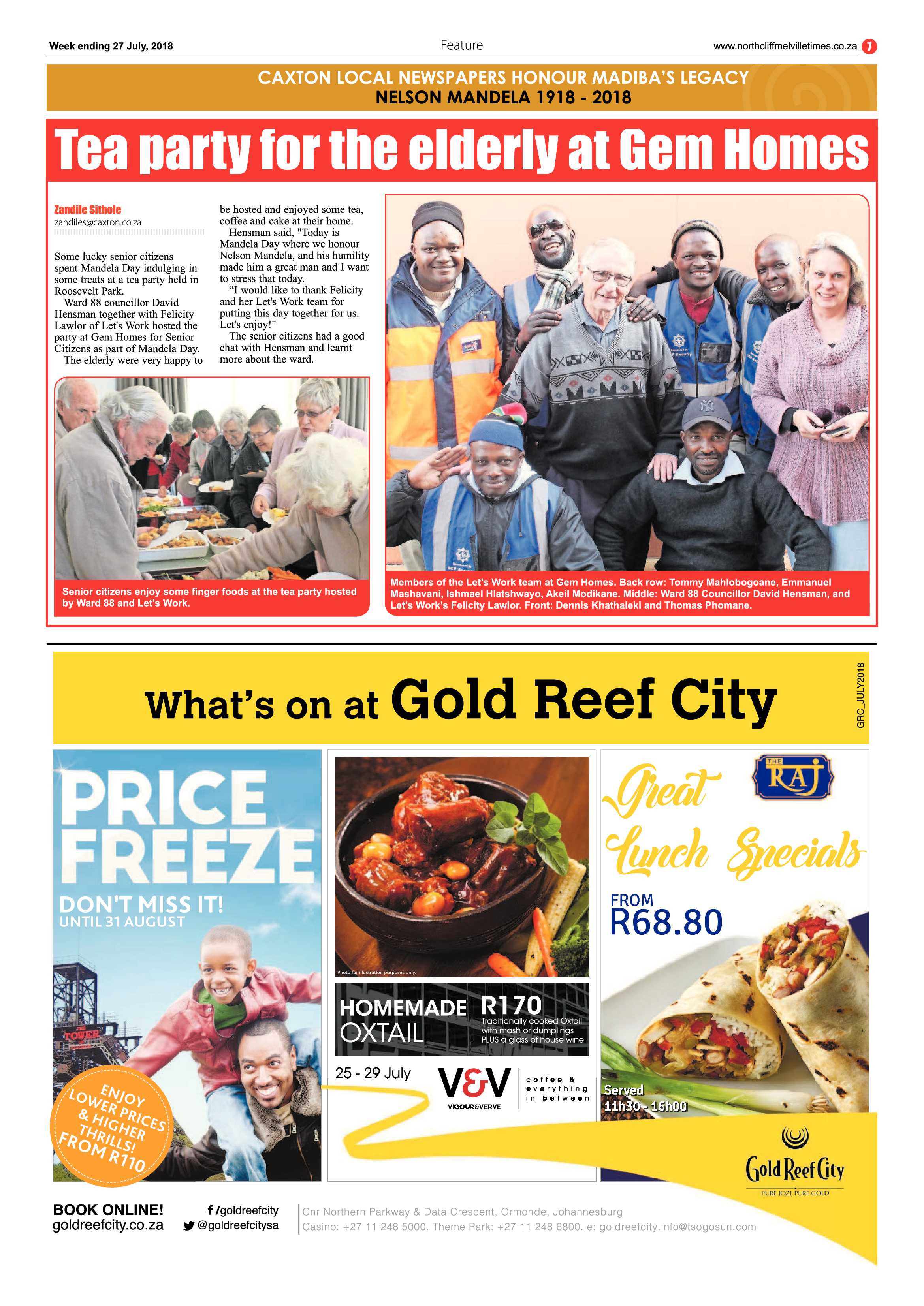 Northcliff Melville Times 27 July 2018 page 7