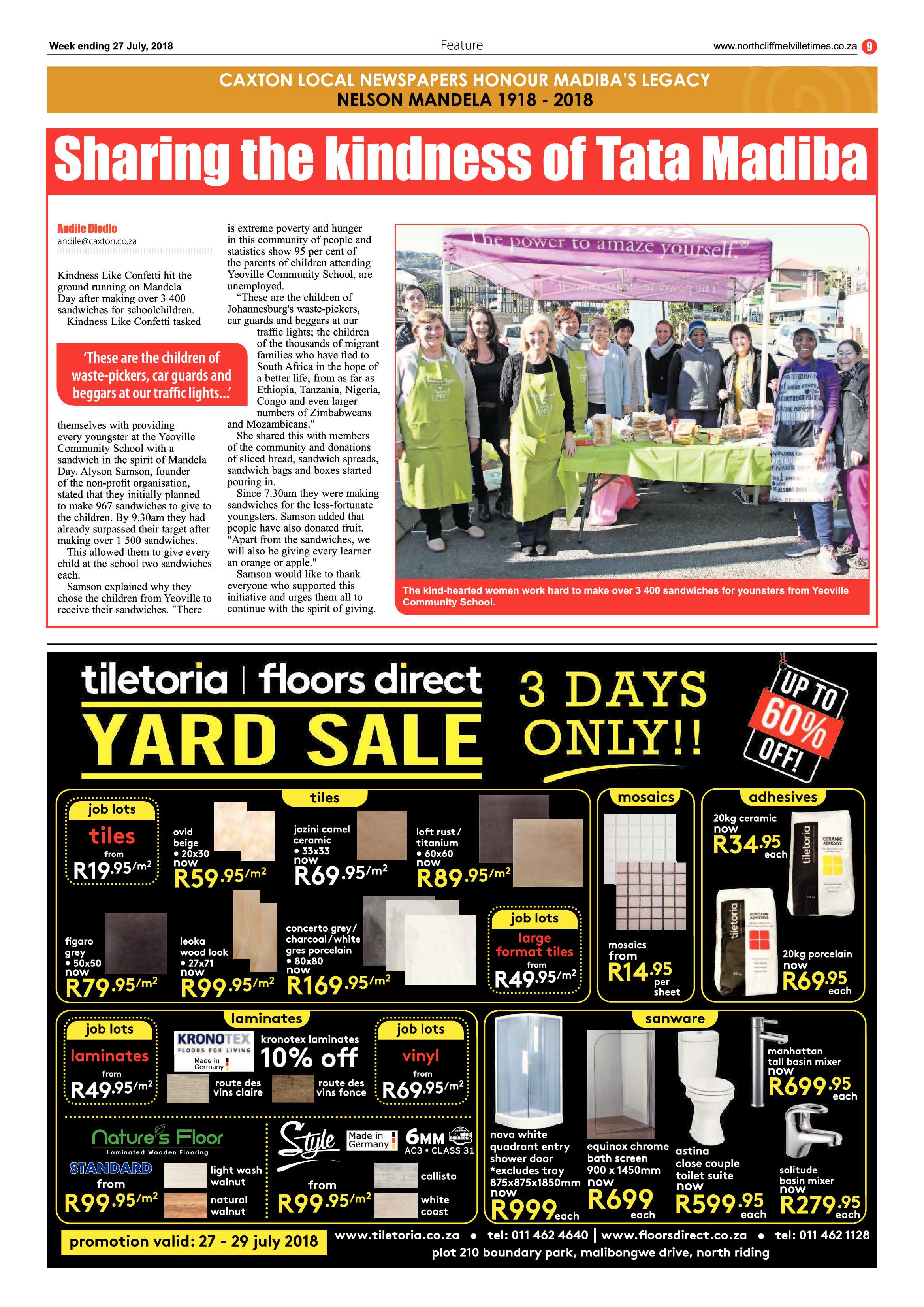 Northcliff Melville Times 27 July 2018 page 9